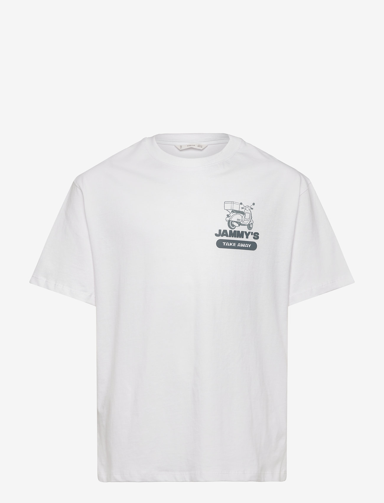 Mango - Short-sleeved cotton t-shirt - herbstliche kleidung - natural white - 0