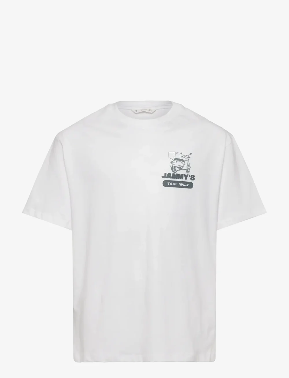 Mango - Short-sleeved cotton t-shirt - kortärmade t-shirts - natural white - 0