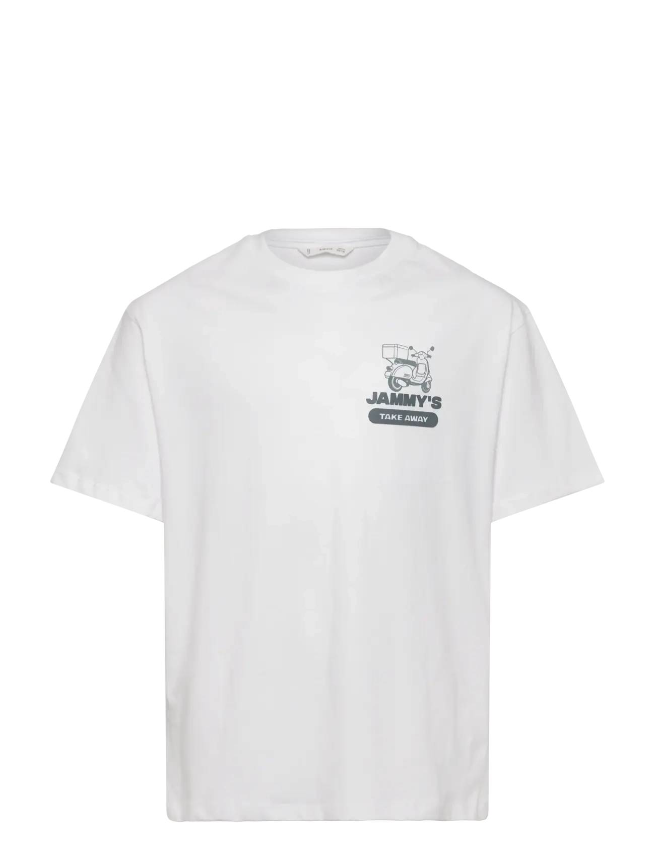 Mango Short-sleeved cotton t-shirt - Overdele - NATURAL WHITE / white