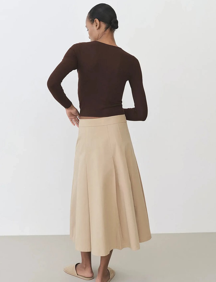 Mango - Fine-knit fitted sweater - stickade tröjor - dark brown - 3