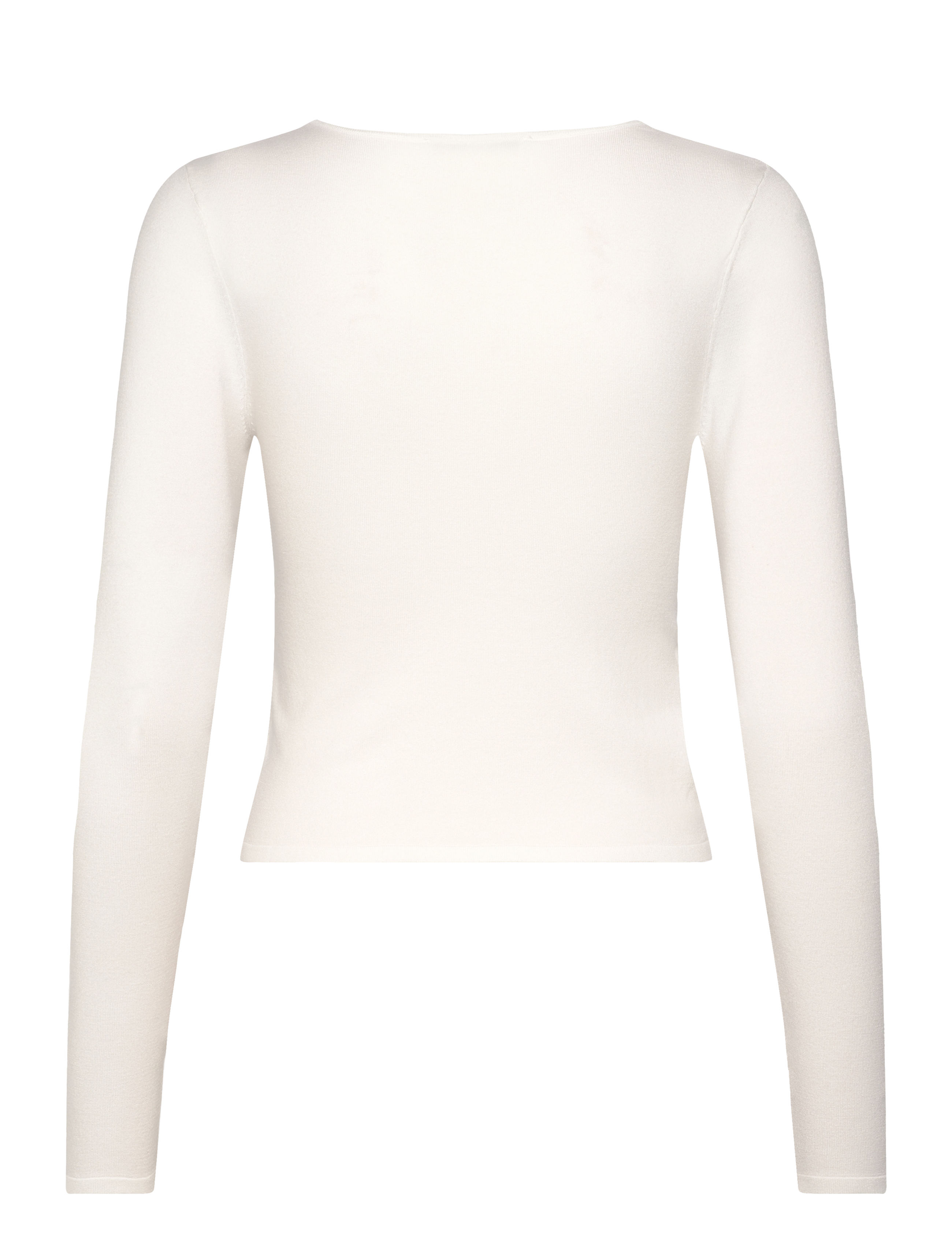 Mango - Fine-knit fitted sweater - jumpers - light beige - 2