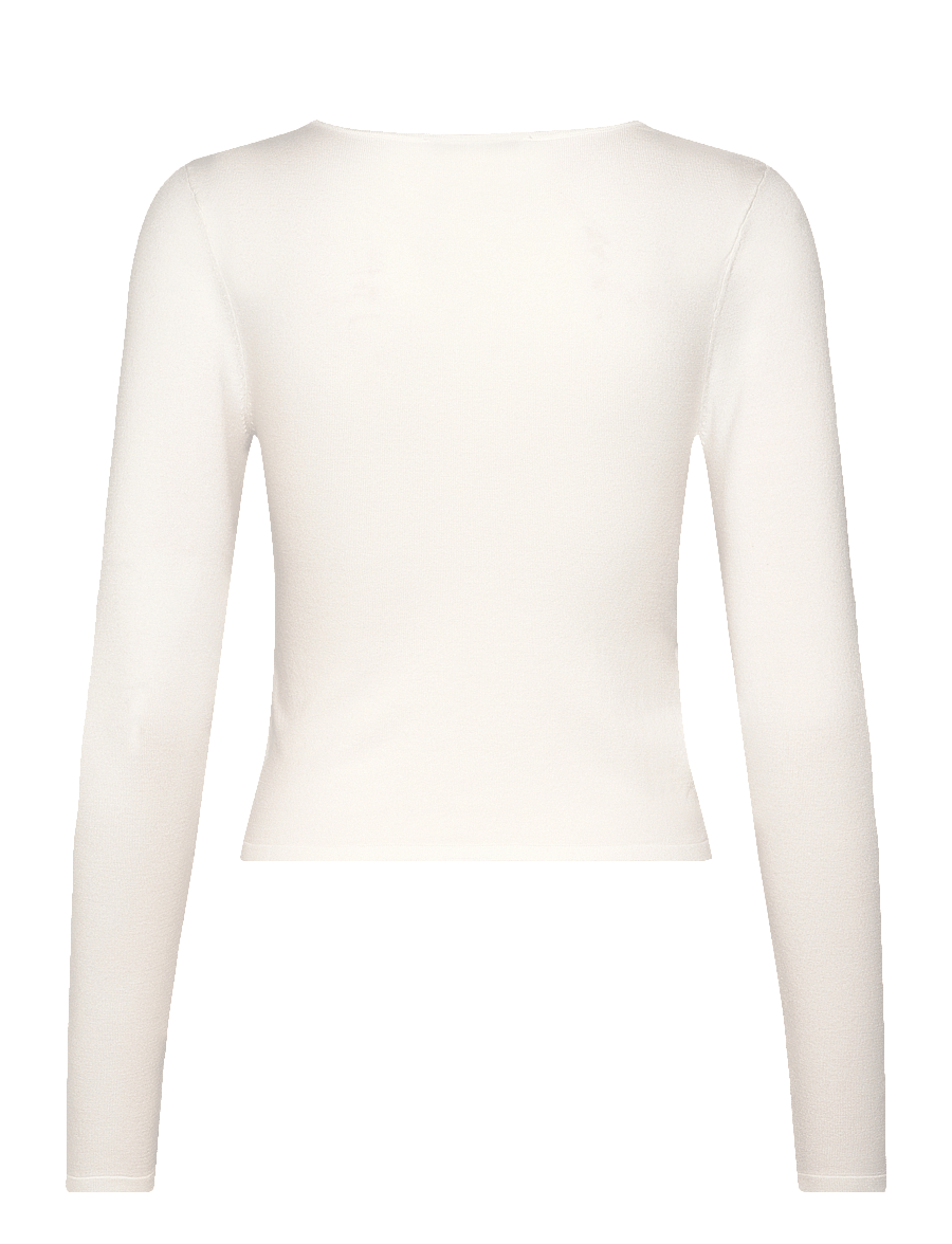 Mango - Fine-knit fitted sweater - stickade tröjor - light beige - 2