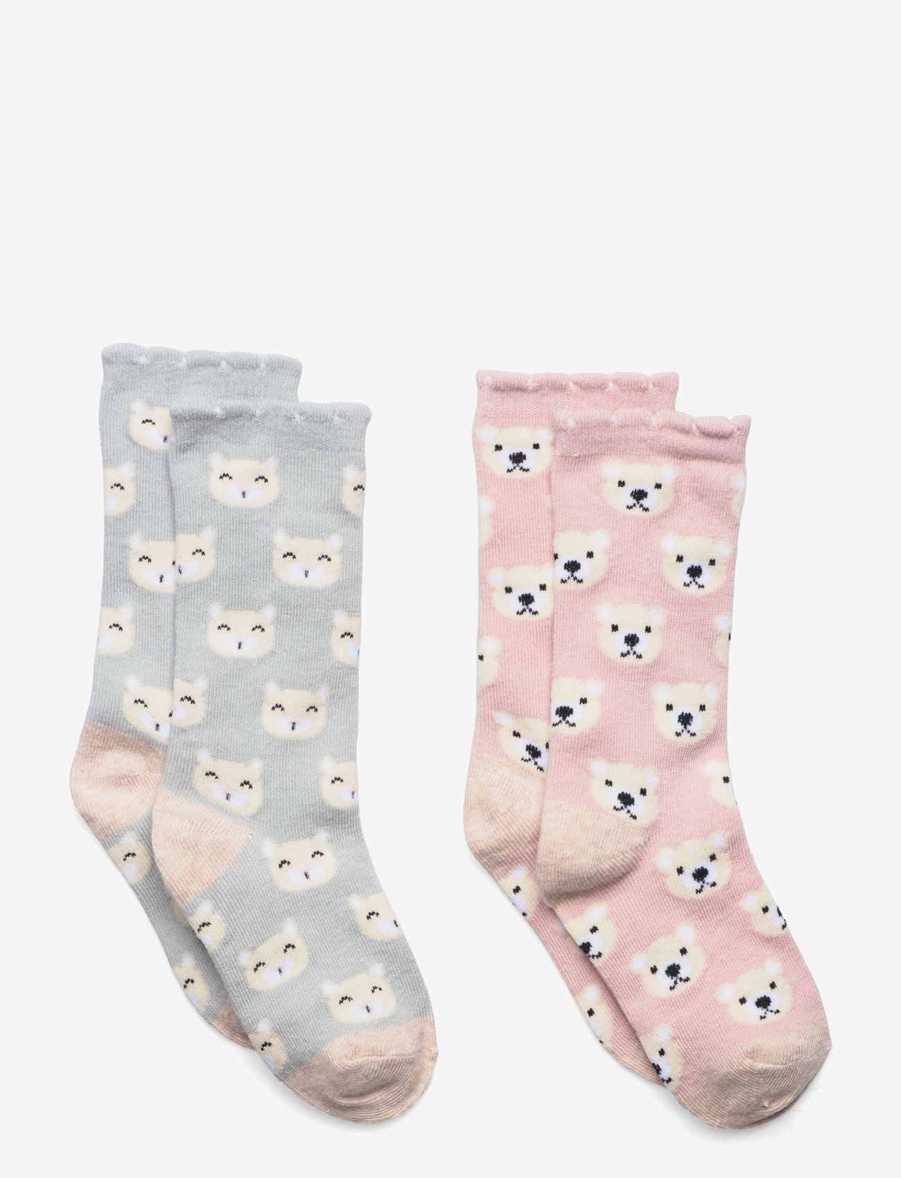 Mango - 2 pack mixed socks - herbstliche kleidung - lt-pastel pink - 0