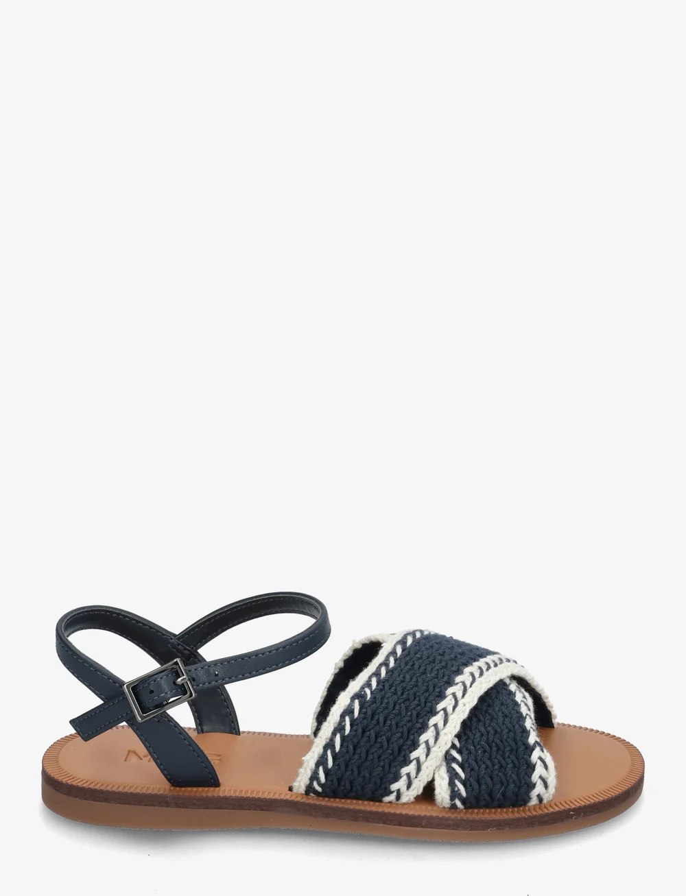 Mango - Criss-cross straps sandals - sandaler - medium blue - 1