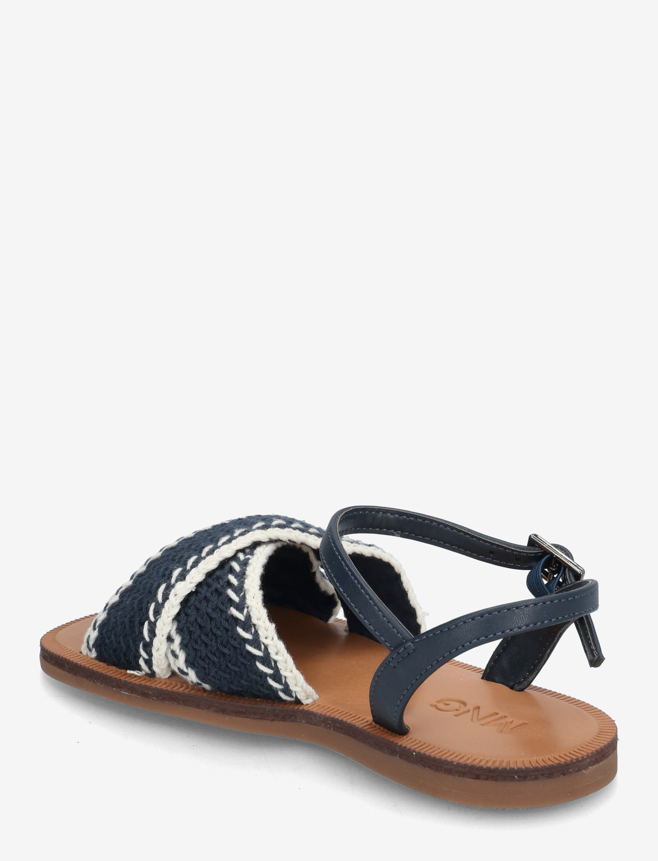Mango - Criss-cross straps sandals - laveste priser - medium blue - 2