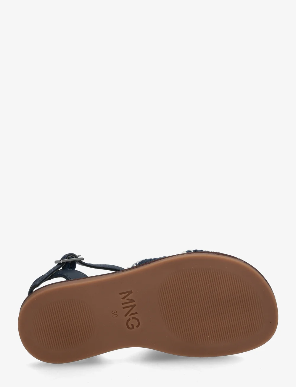 Mango - Criss-cross straps sandals - sandaler - medium blue - 4