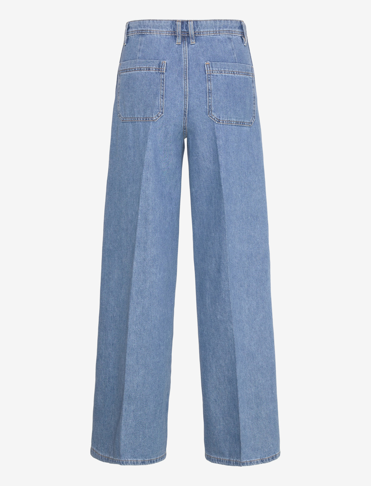 Mango - Wide leg jeans with pockets - open blue - 2