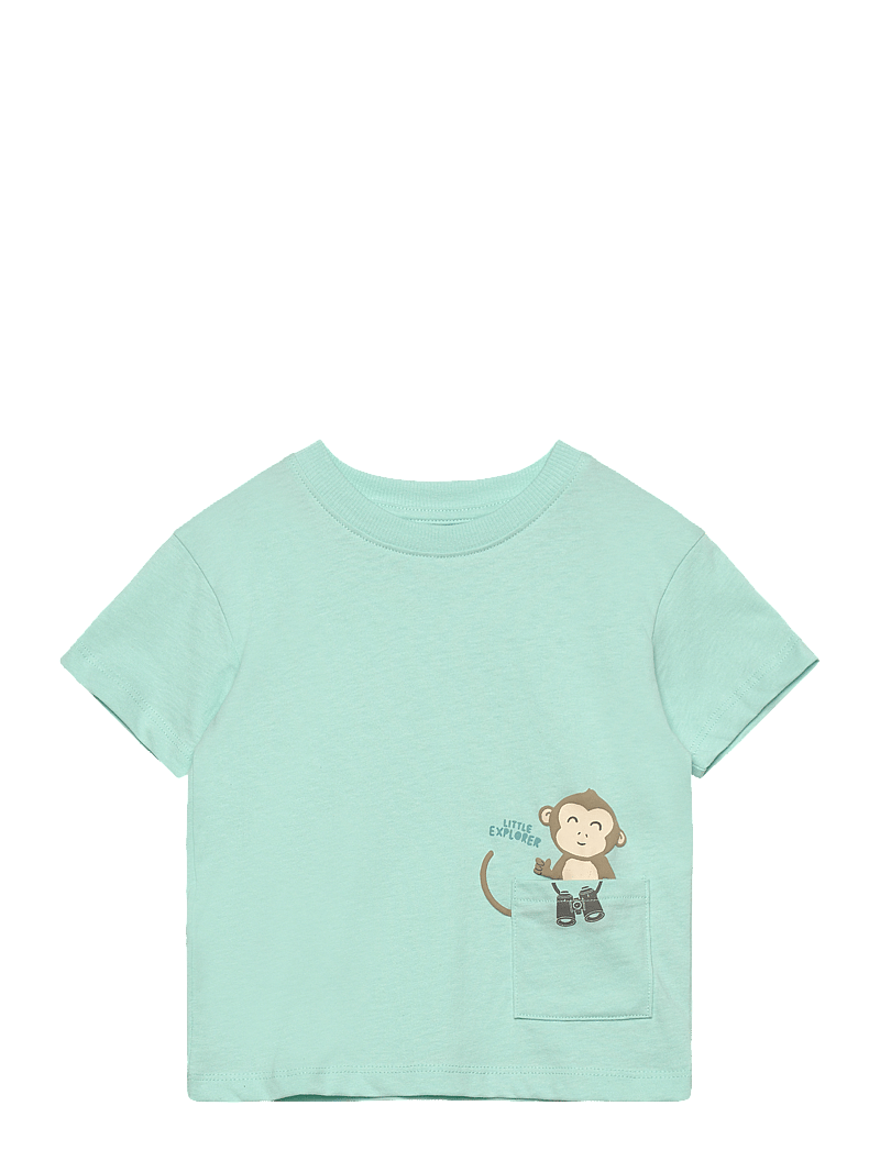 Mango - T-SHIRT .-- BOLSI - kurzärmelige - green - 0