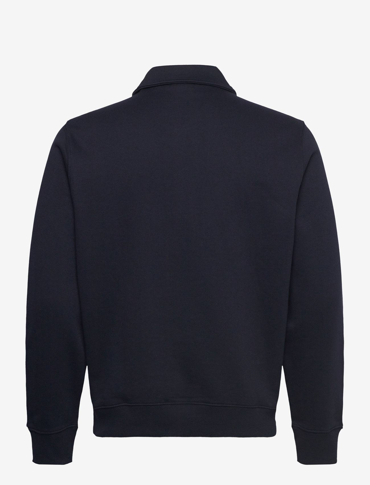 Mango - Brushed regular-fit polo sweatshirt - long-sleeved polos - navy - 1