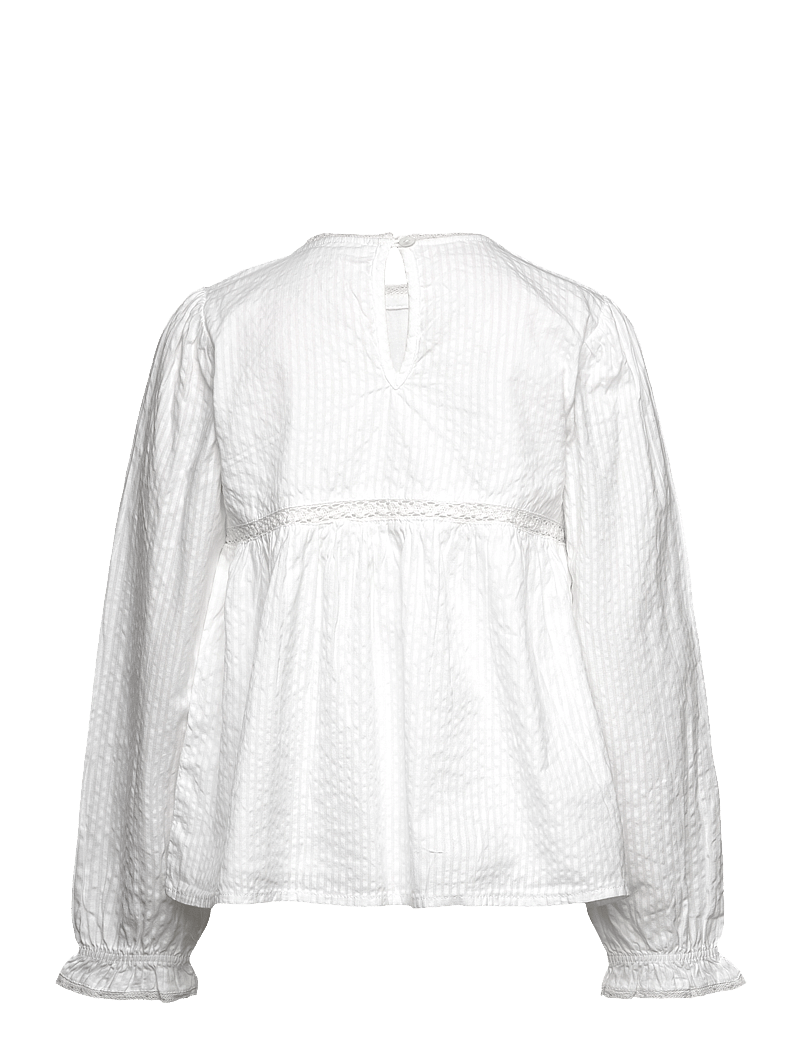 Mango - Embroidered details blouse - blusen & tuniken - natural white - 1