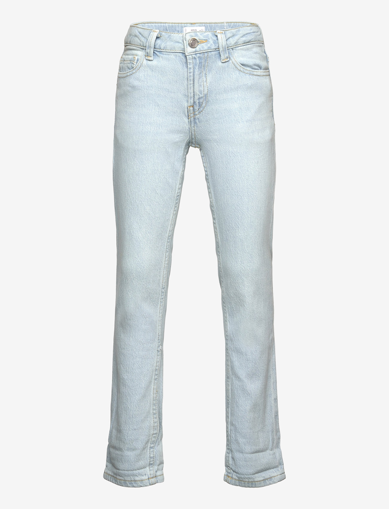 Mango - Straight jeans with turn-up - skinny jeans - open blue - 0