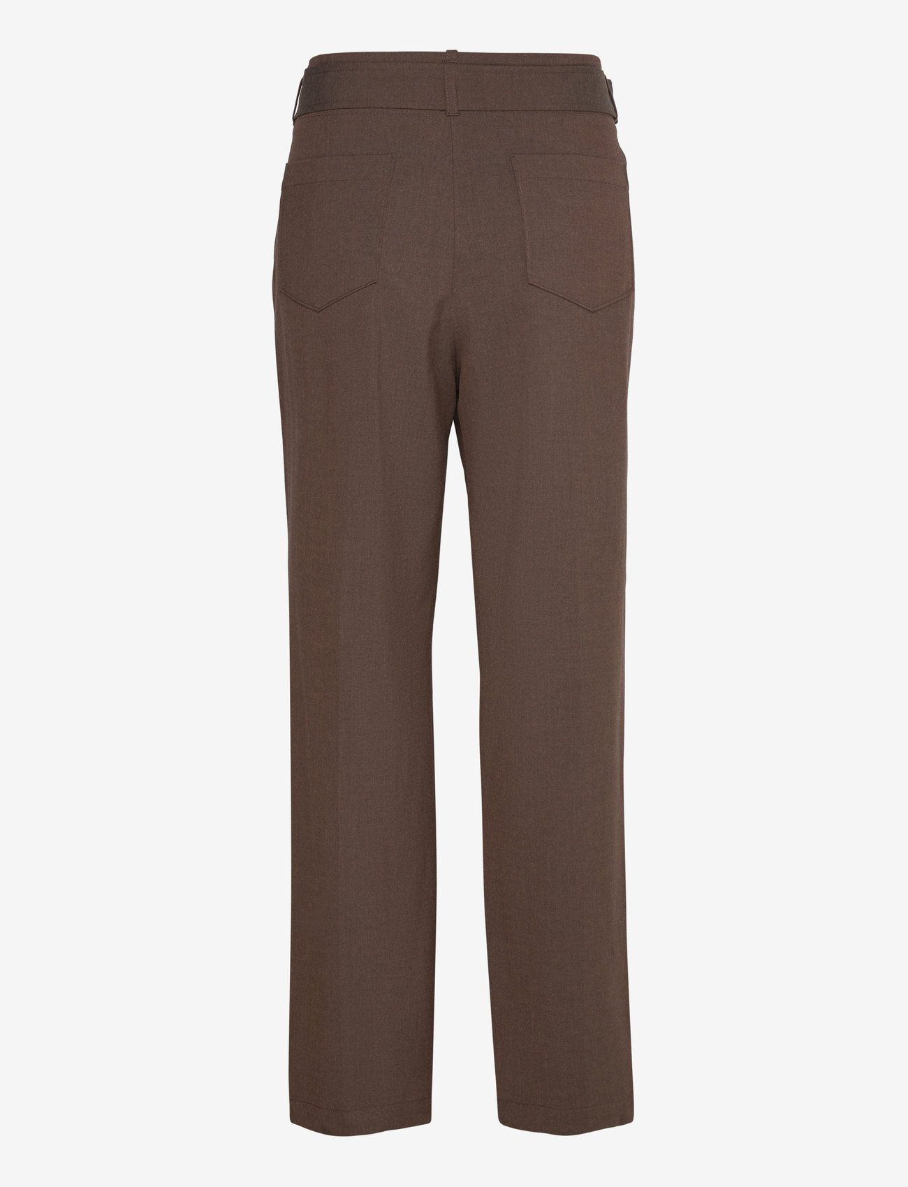 Mango - Belt suit trousers - formell - brown - 2