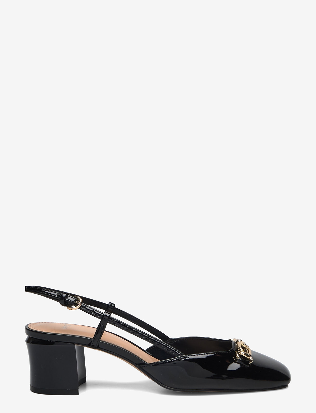 Mango - Heeled shoes with link detail - damen - black - 1