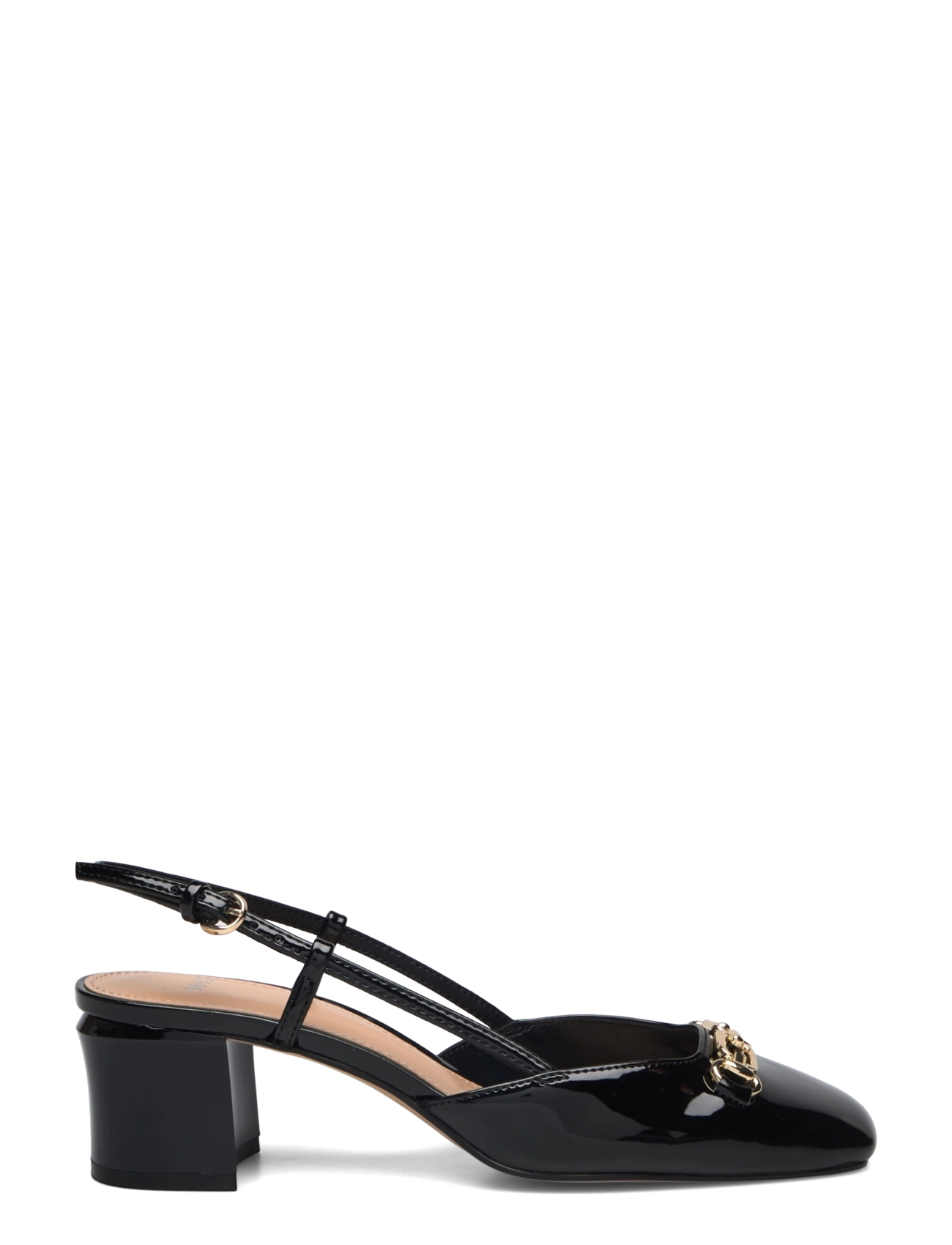 Mango - Heeled shoes with link detail - kvinder - black - 1