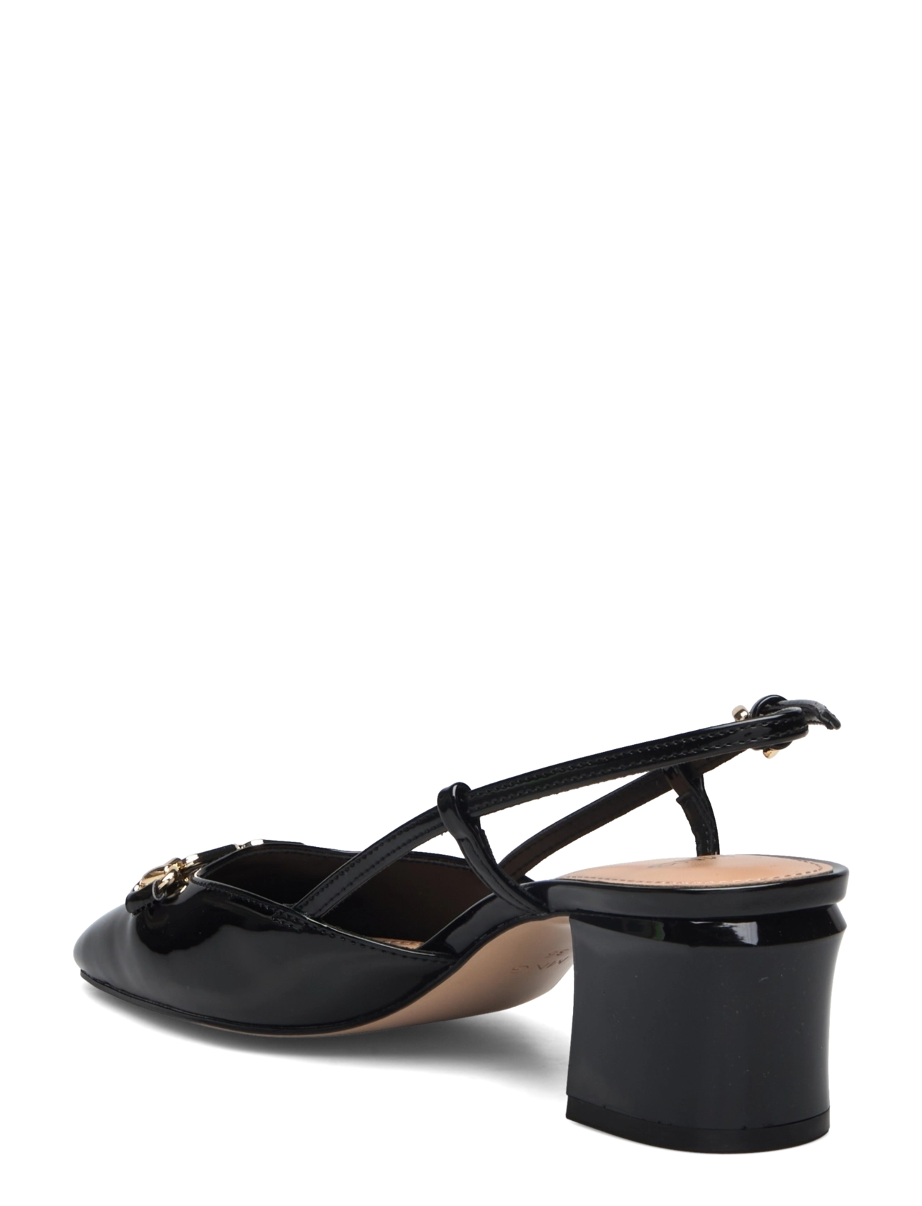 Mango - Heeled shoes with link detail - kvinder - black - 2