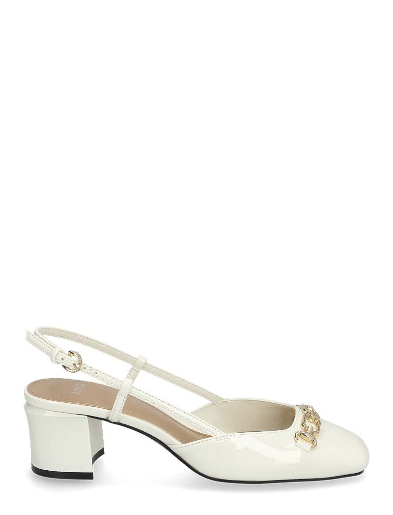 Mango - Heeled shoes with link detail - konfirmation - white - 1