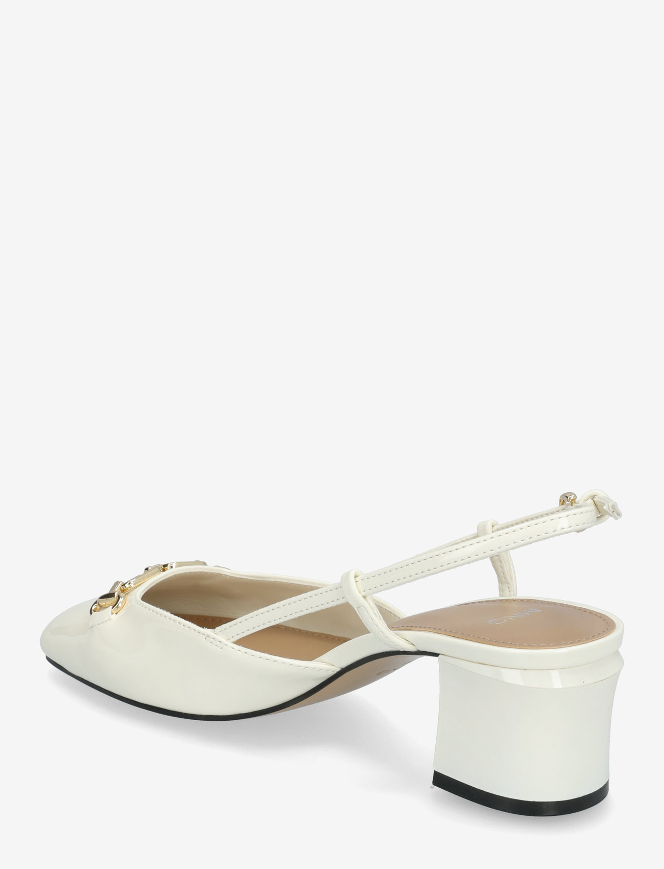 Mango - Heeled shoes with link detail - konfirmation - white - 2