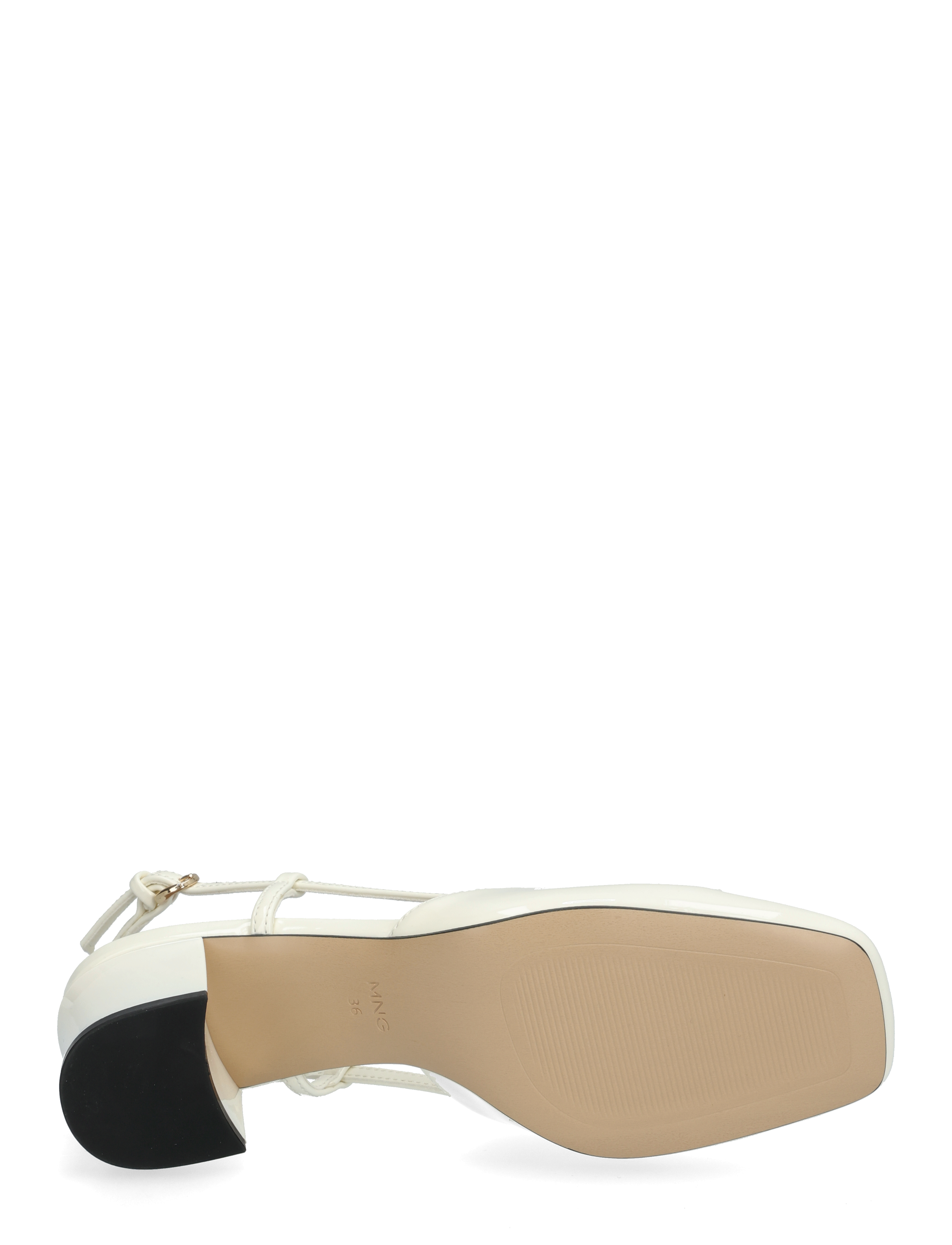 Mango - Heeled shoes with link detail - women - white - 4
