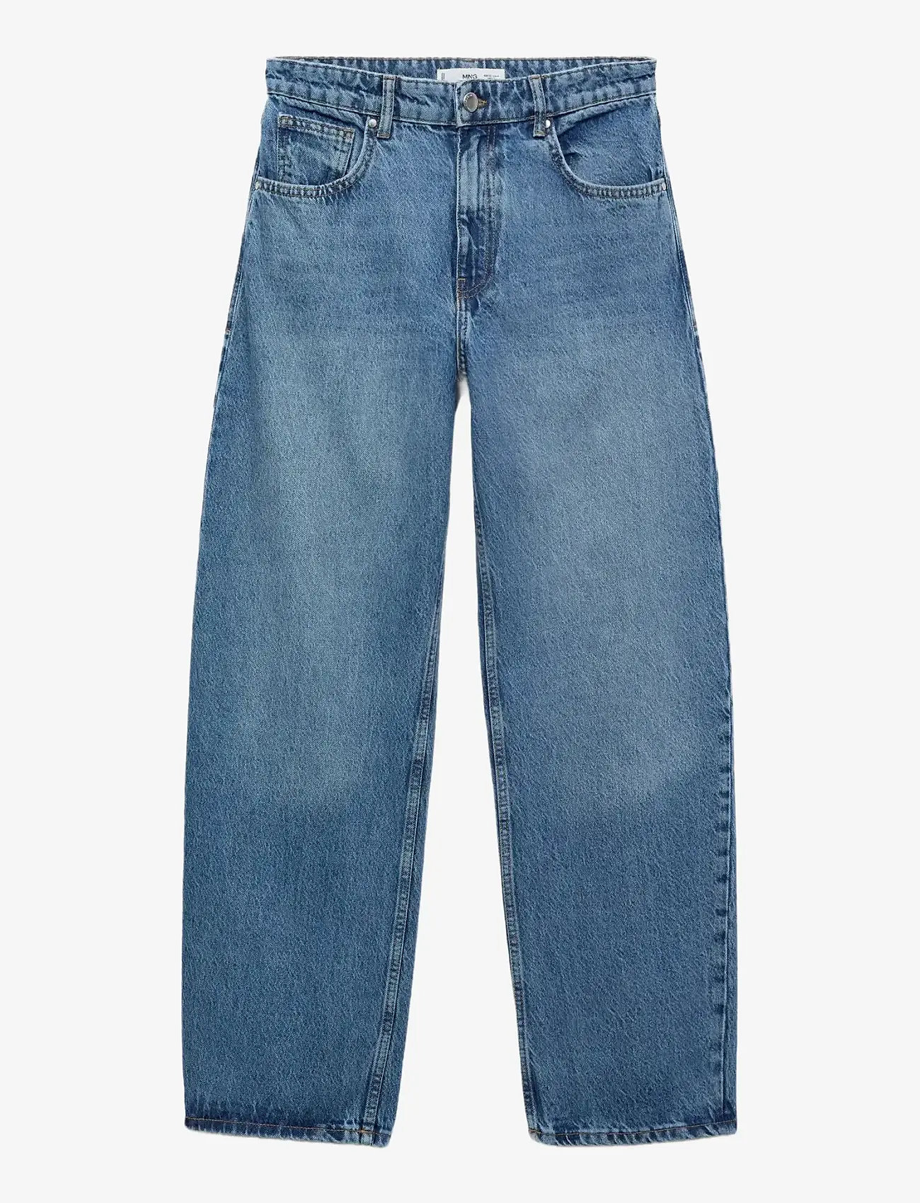 Mango - Mid-rise balloon jeans - open blue - 2