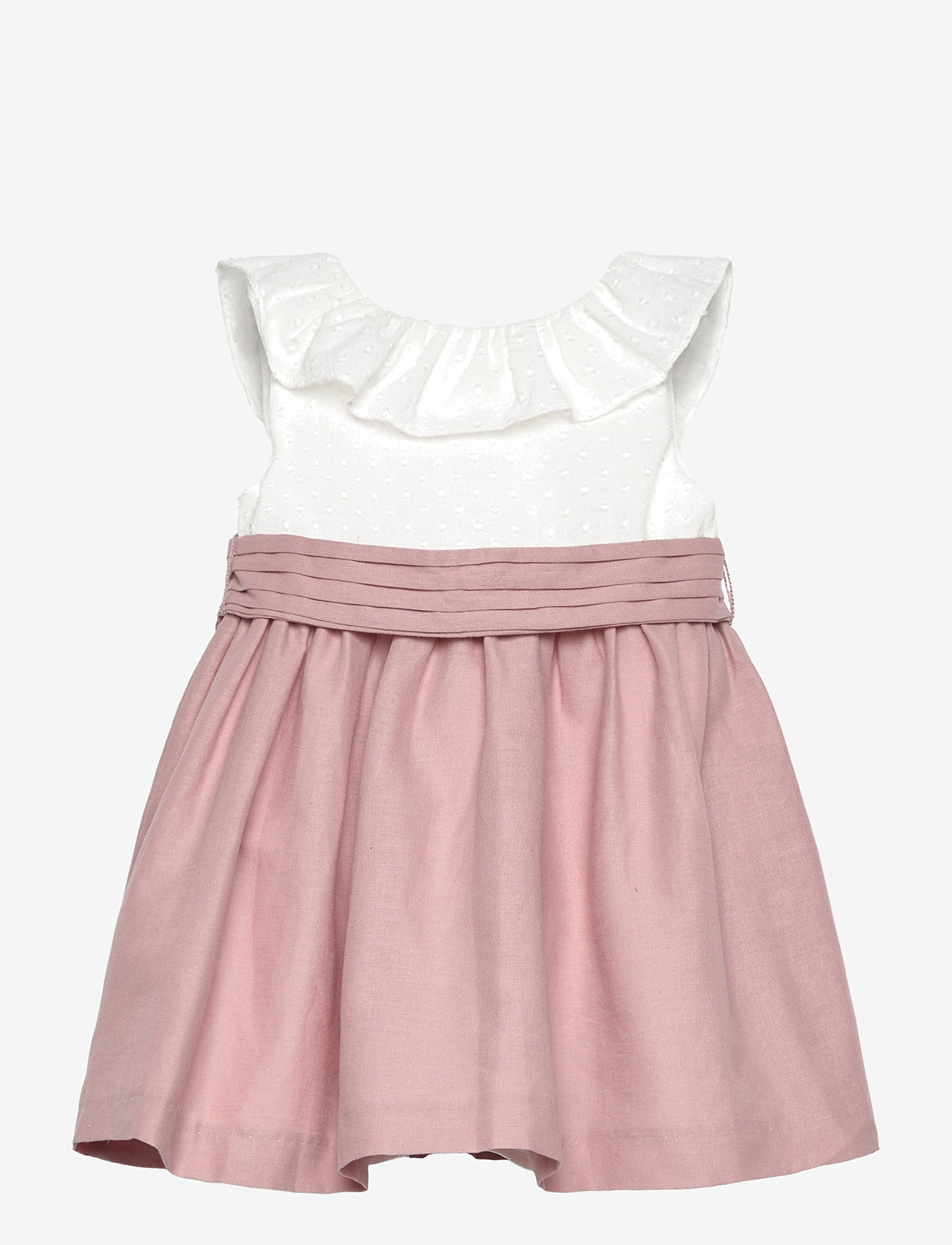 Mango - Contrast skirt dress - festkjoler - white - 0