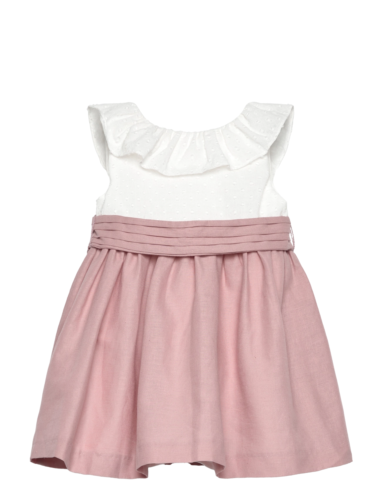 Mango Contrast skirt dress - Kjoler & Nederdele - WHITE / multi