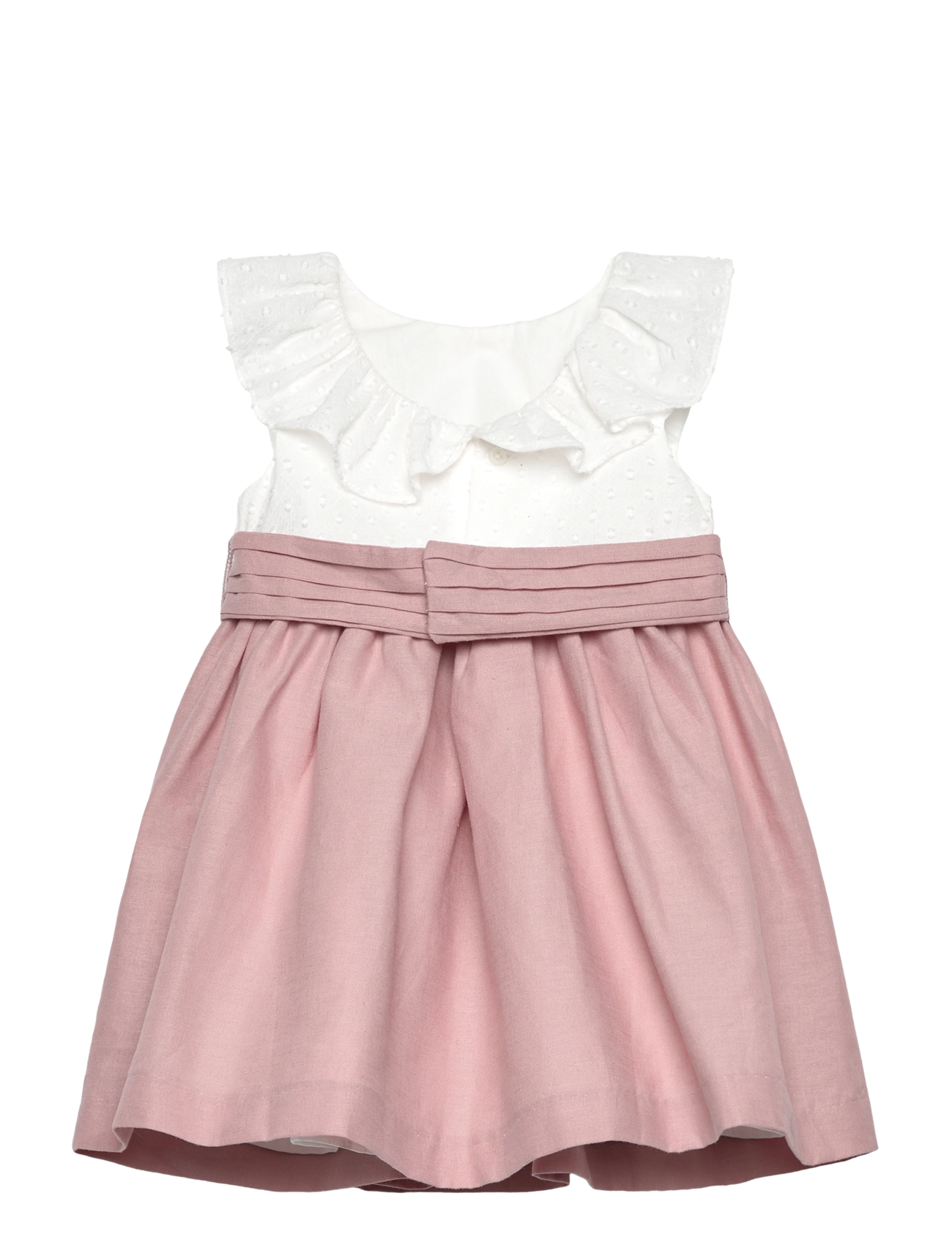 Mango - Contrast skirt dress - feestjurken - white - 1