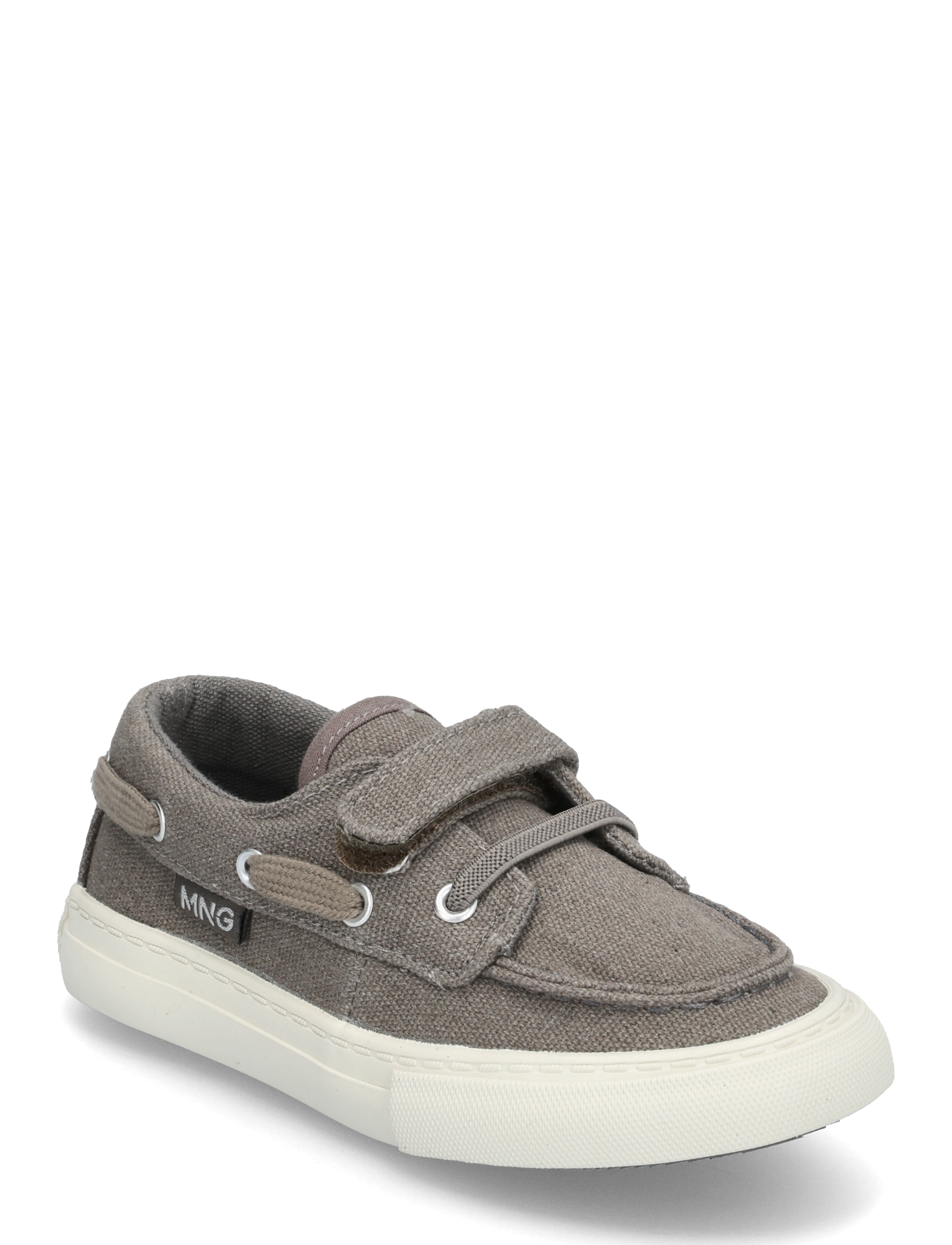 Nautical velcro trainers - GREY