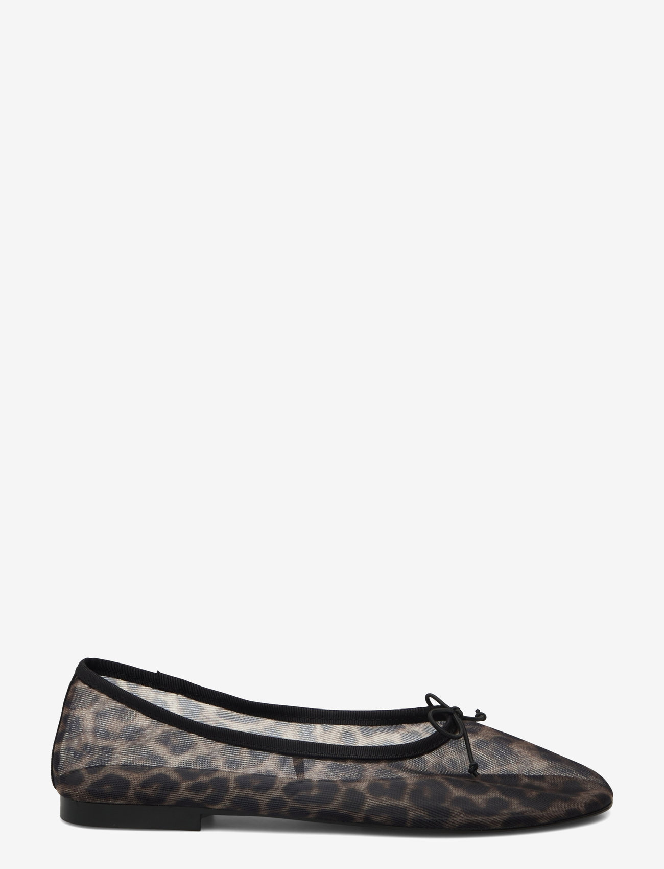 Mango - Animal-print mesh ballerina flats - die niedrigsten preise - black - 0
