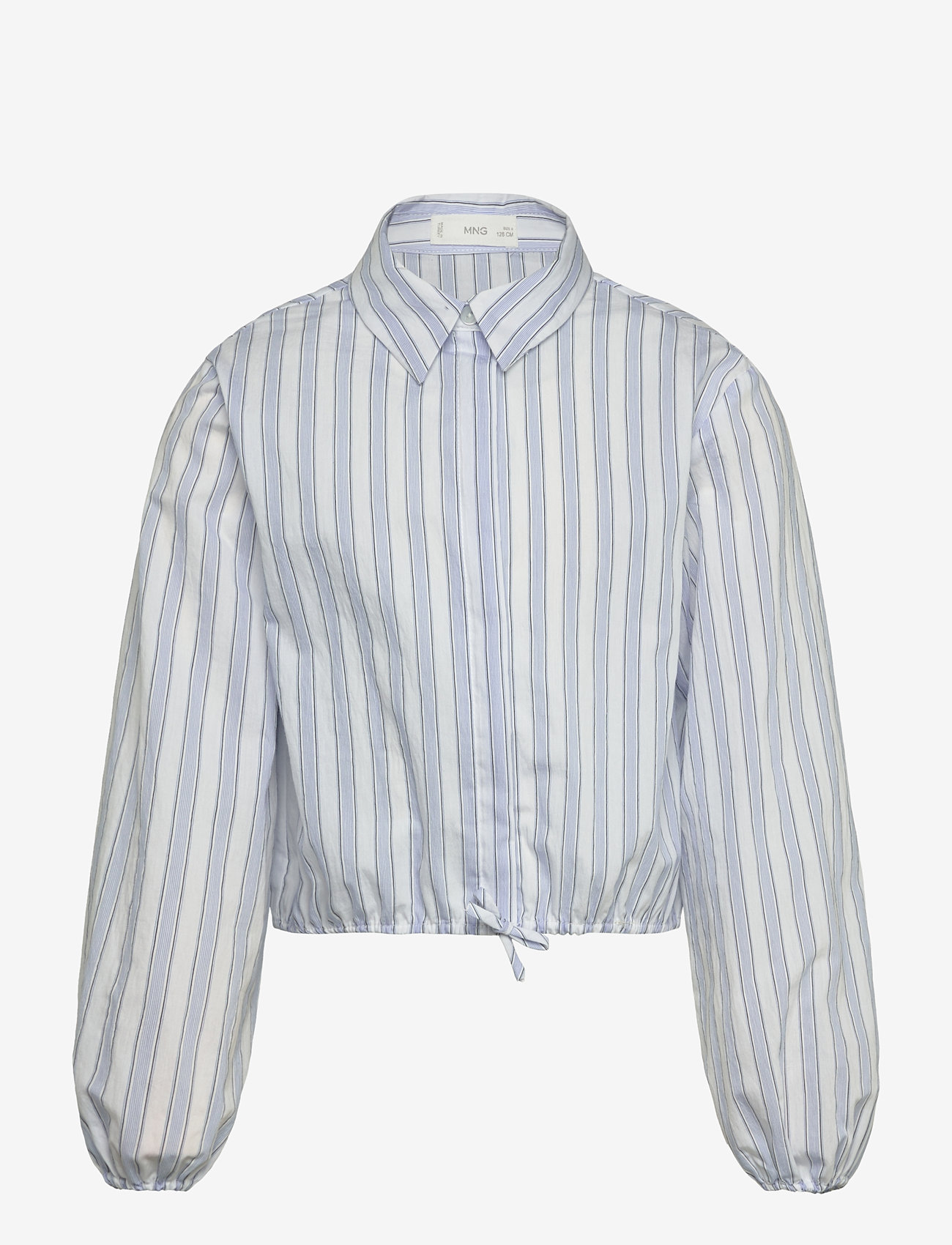 Mango - Shirt with adjustable waist - langærmede skjorter - medium blue - 0