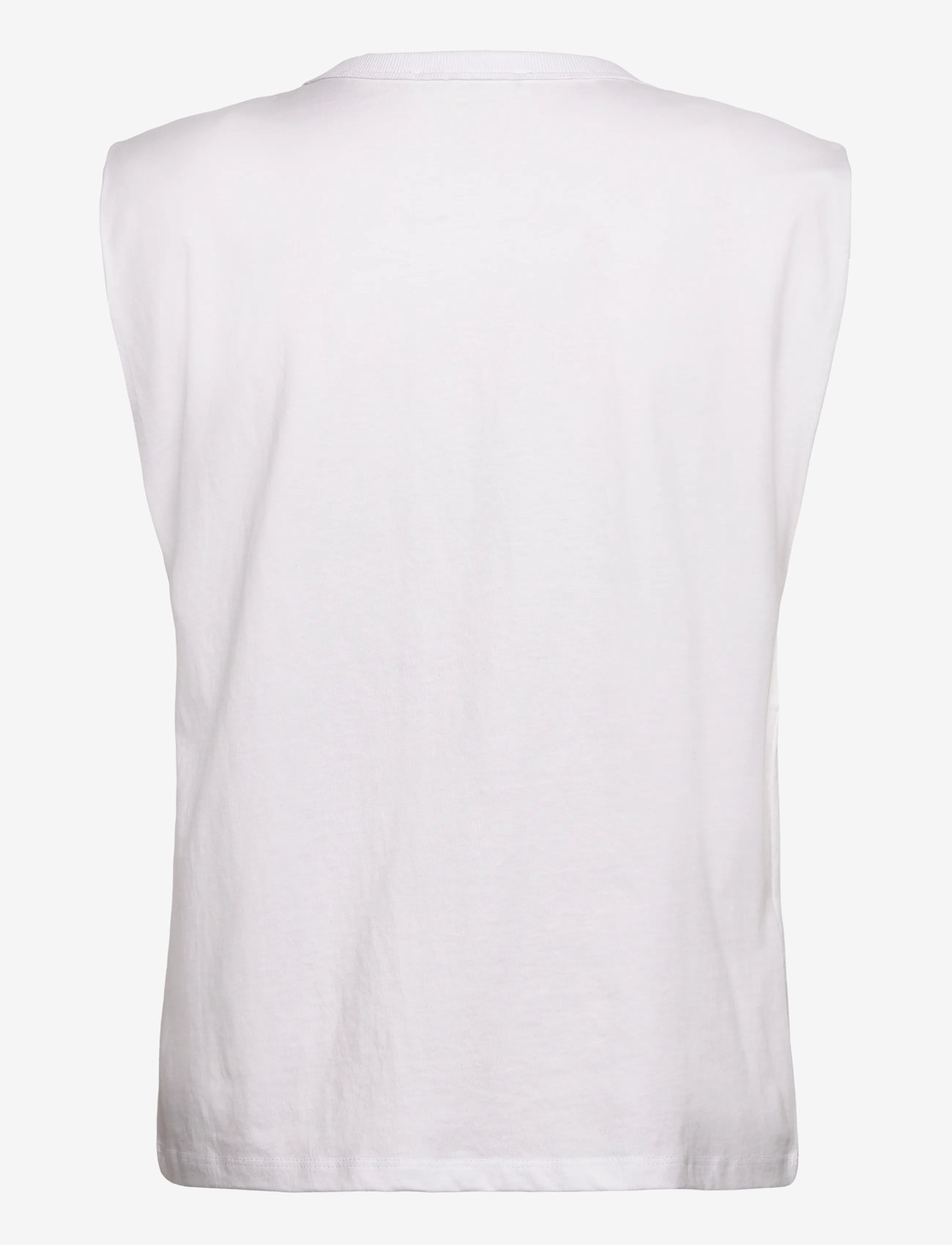 Mango - Short-sleeved cotton t-shirt - tanktops - white - 2