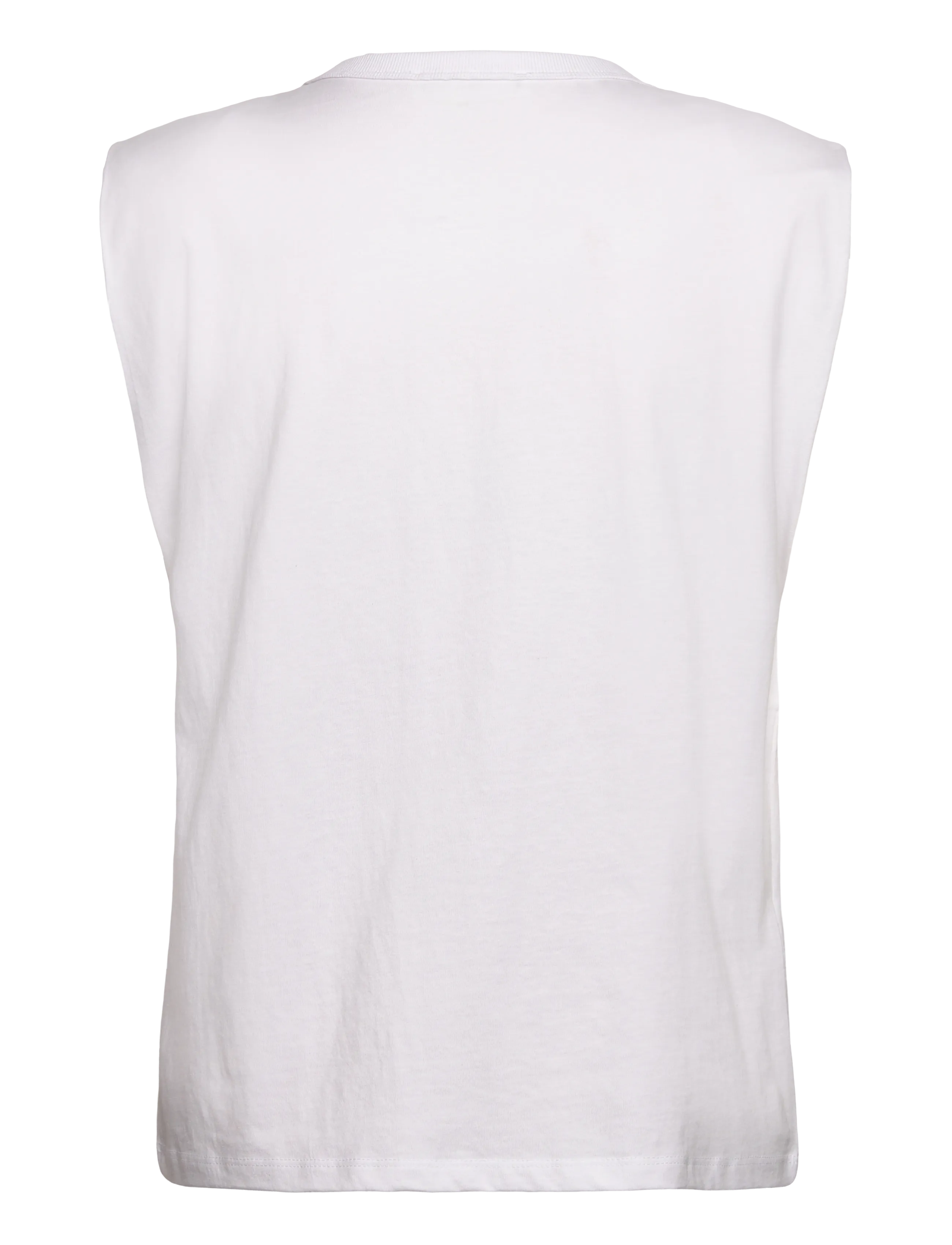 Mango - Short-sleeved cotton t-shirt - tanktops - white - 2