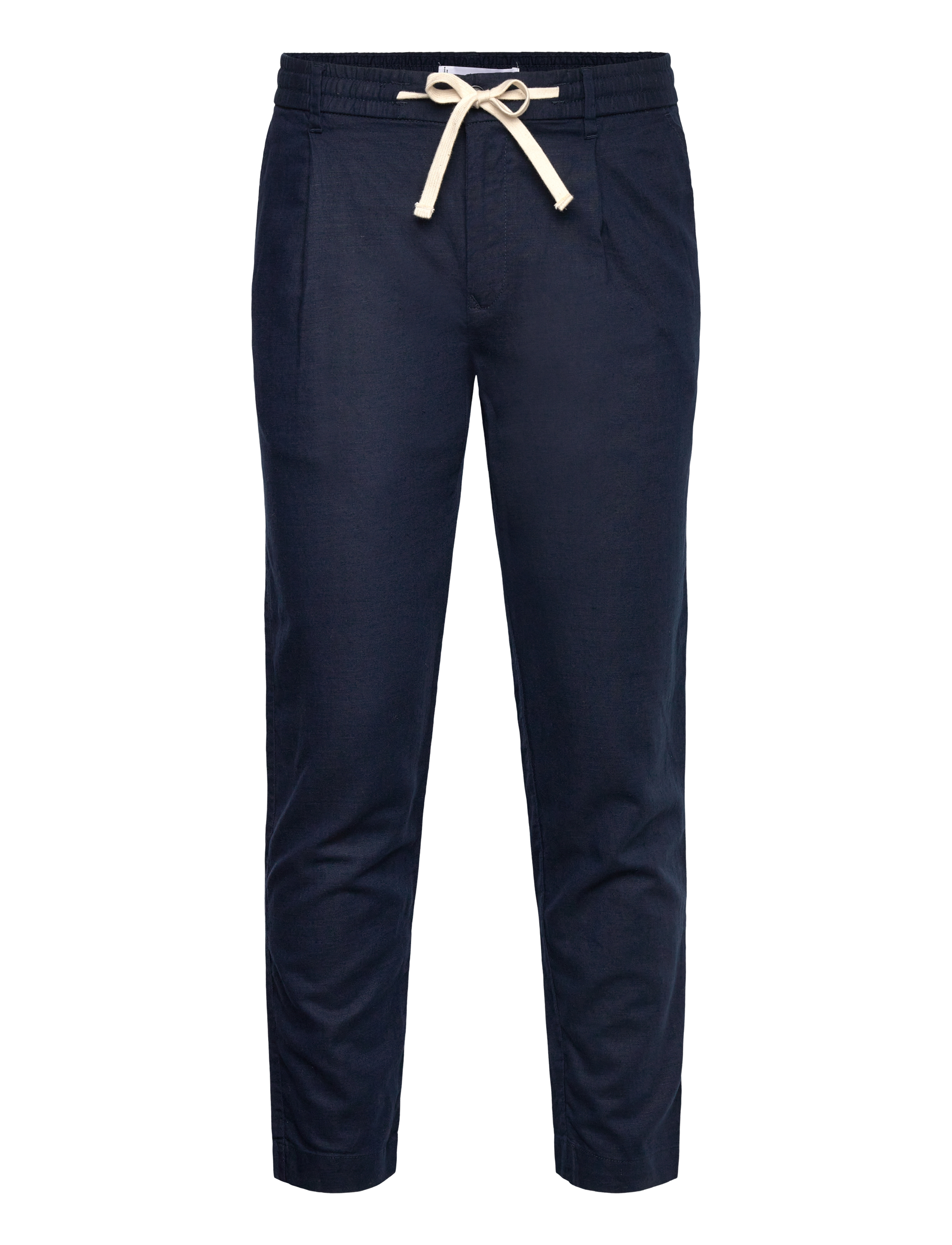 Mango Slim-Fit Trousers With Drawstring, Mænd, Slim Fit Snørebukser, Navy, Str: 46