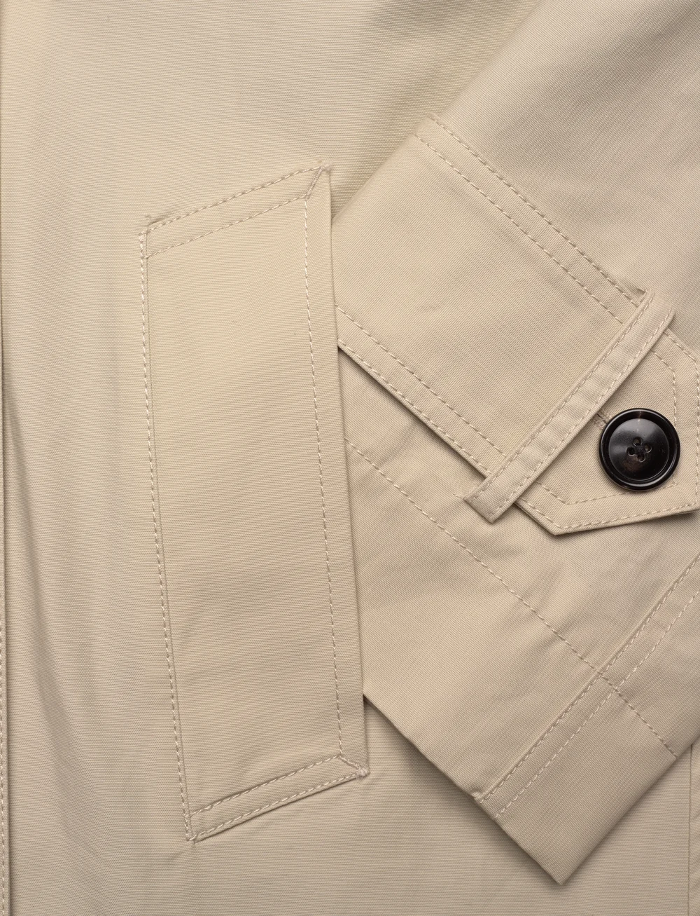 Mango - Short double-breasted trench coat - utility-jakker - lt pastel grey - 4