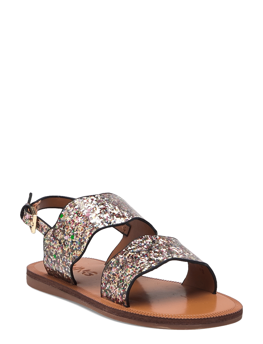 Mango - Sandals with glitter strap - sandaler - lt-pastel purple - 0
