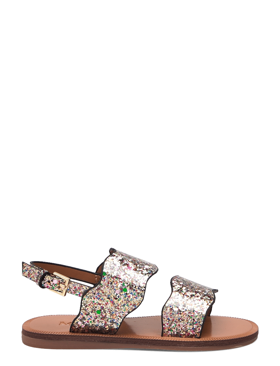 Mango - Sandals with glitter strap - sandaler - lt-pastel purple - 1