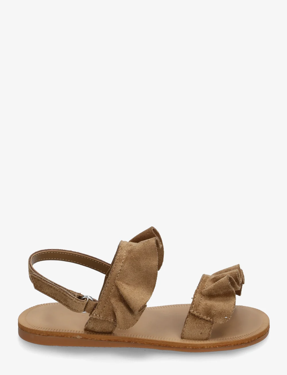 Mango - Sandals with ruffle straps - sandalen - medium brown - 1
