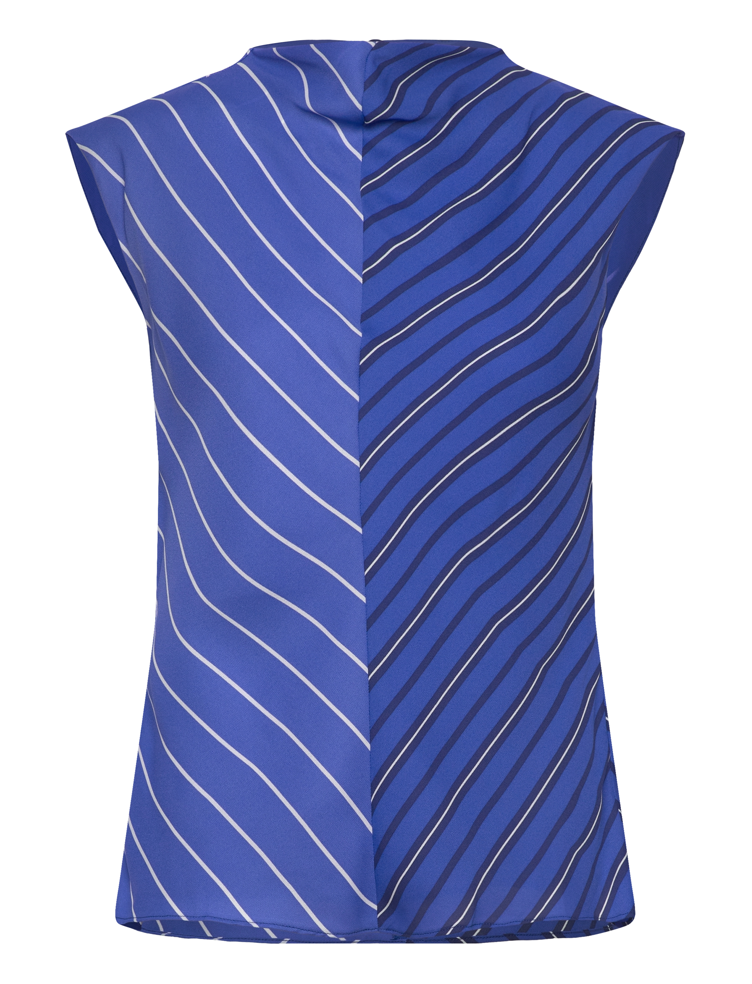 MANGO Combined Gestreift Bluse Blau - S - Damen