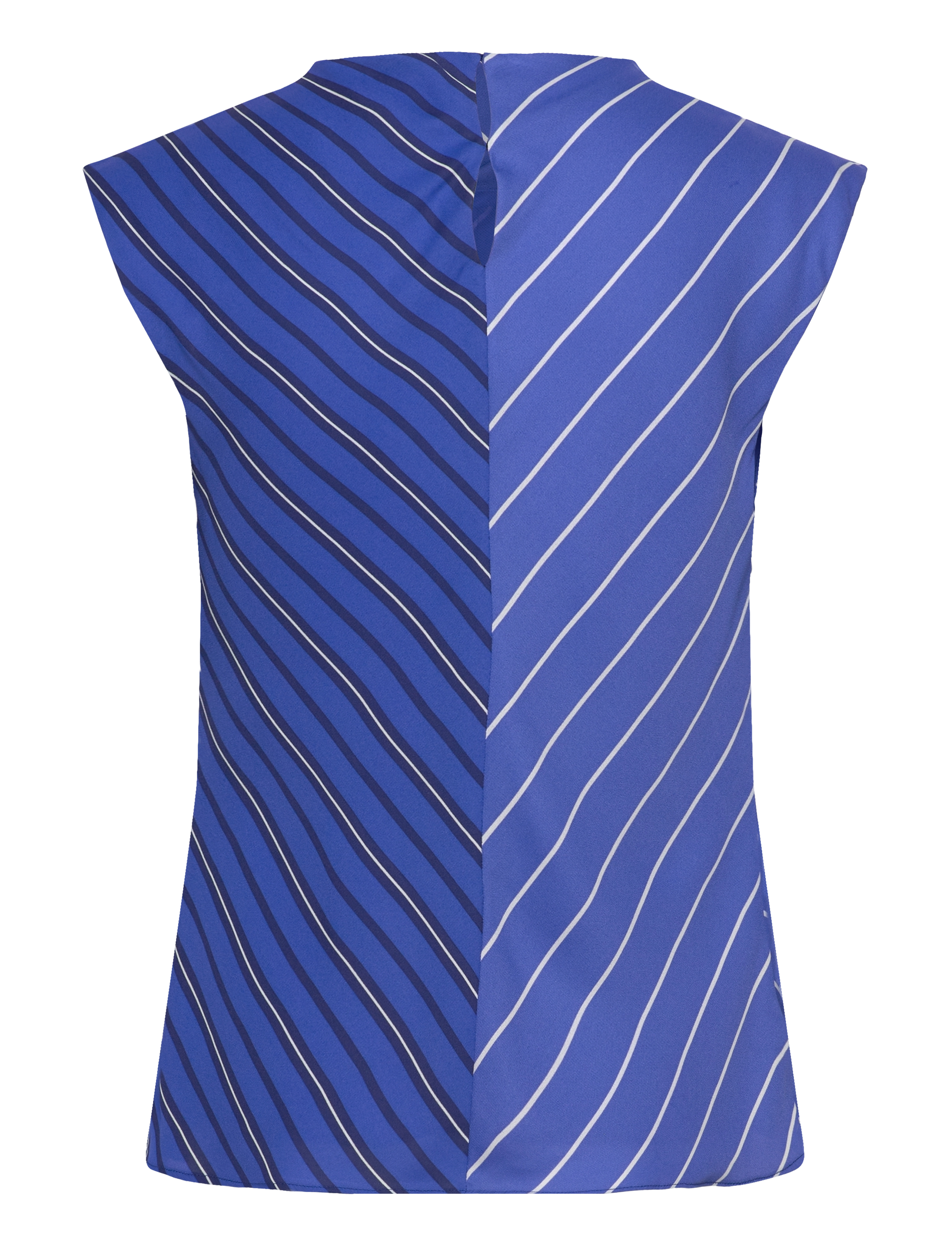 Mango - Combined striped blouse - varrukateta pluusid - medium blue - 2