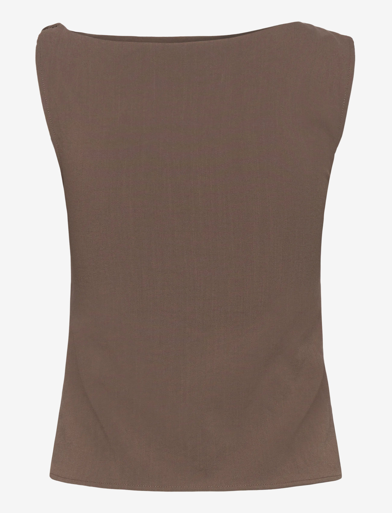 Mango - Asymmetrical draped top with straps - lowest prices - brown - 1
