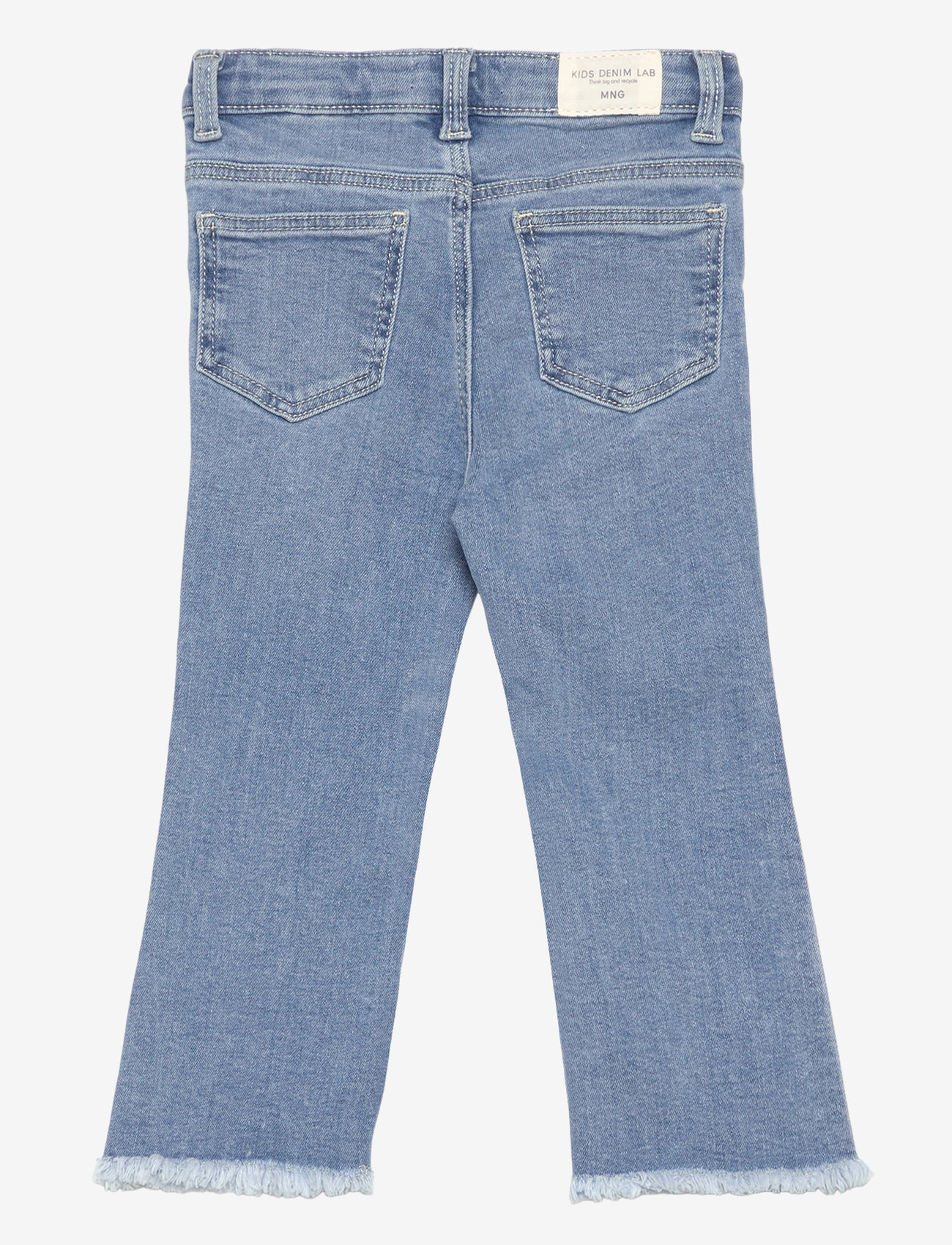 Mango - Frayed low-rise skinny jeans - skinny jeans - open blue - 1