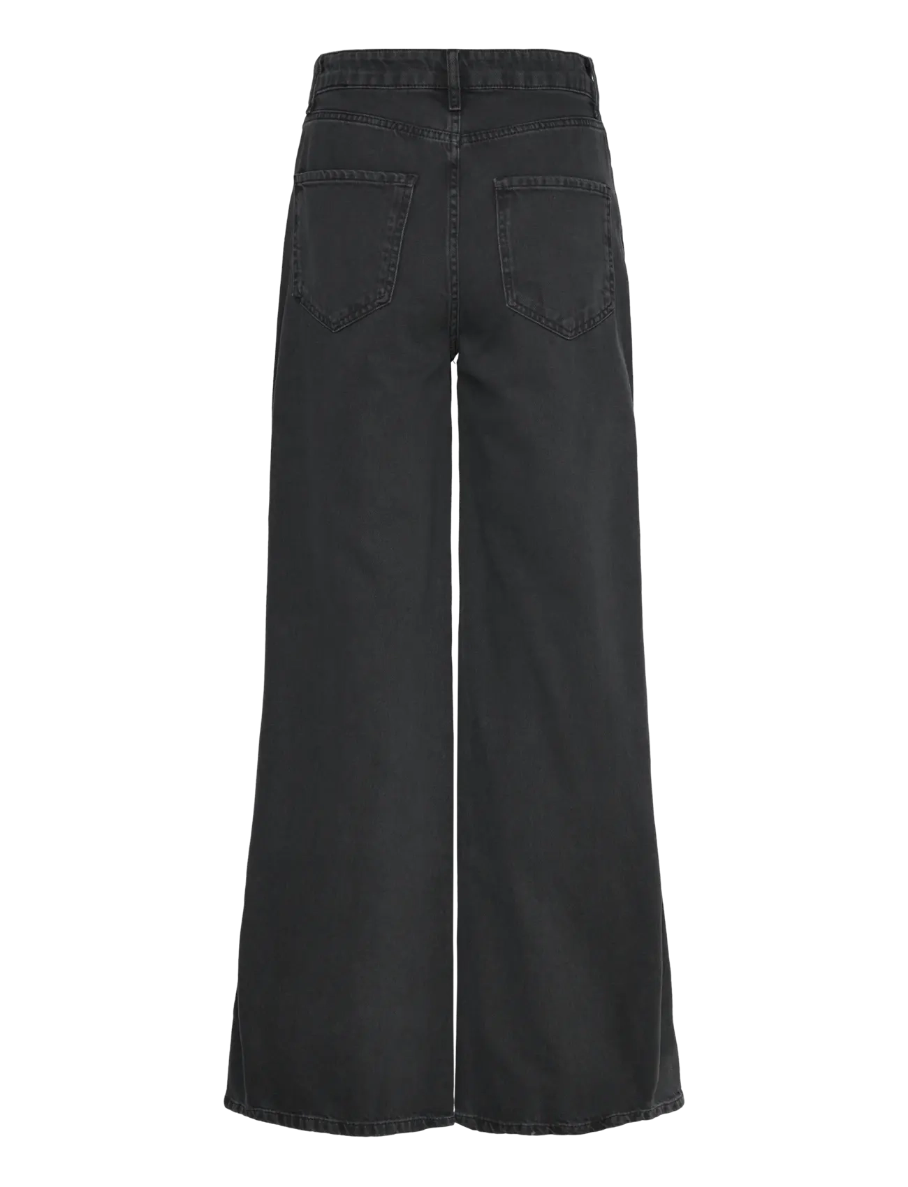 Mango - High-waisted wide-leg jeans - open grey - 2