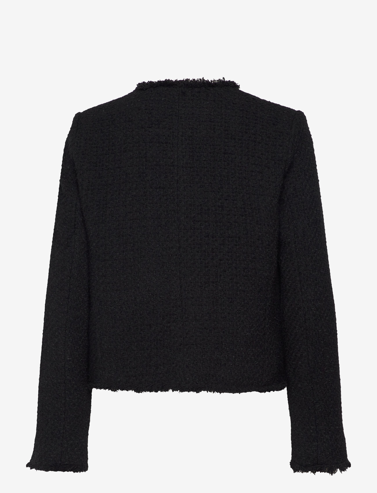 Mango - Tweed jacket with jewel buttons - black - 1