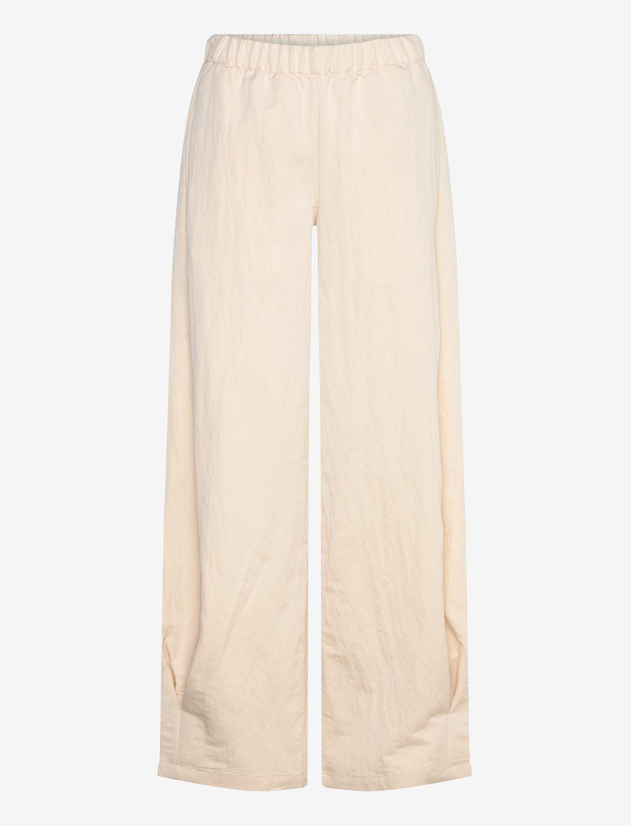 Mango - Pleated jogger trousers - joggers - light beige - 0