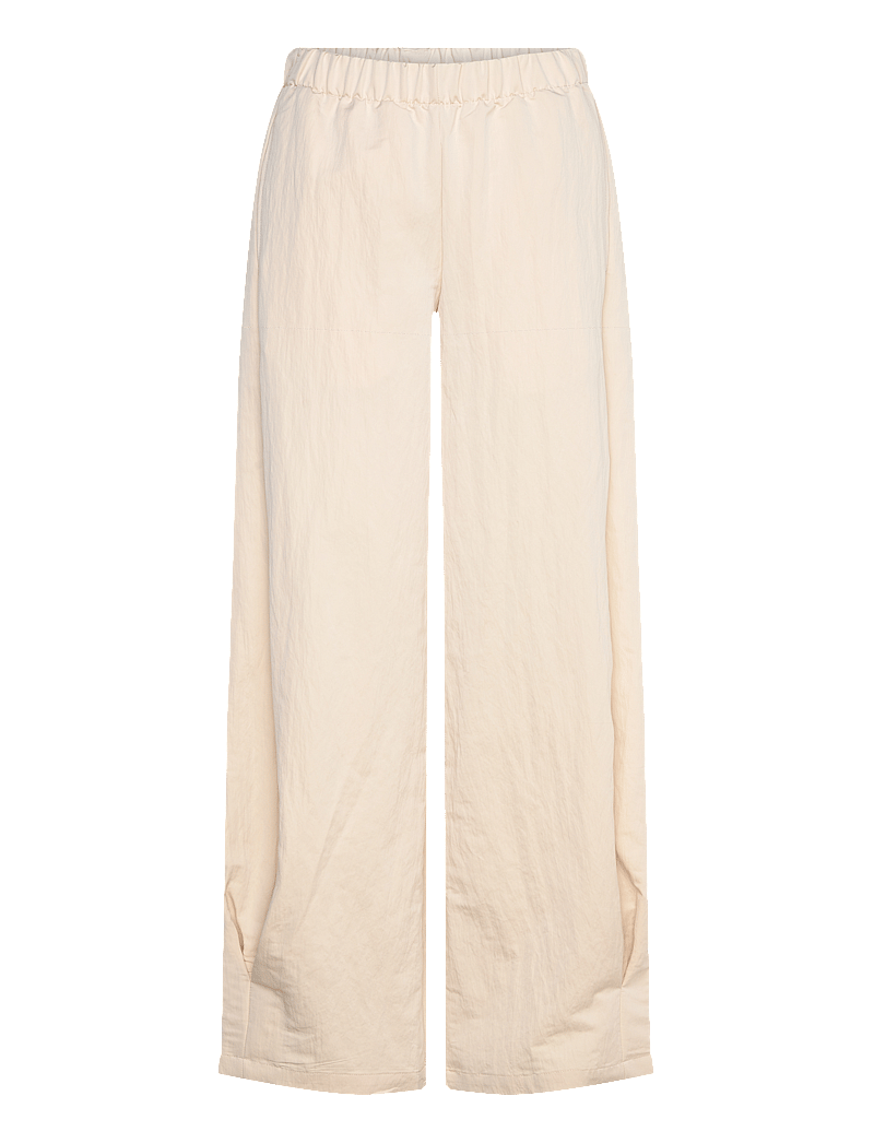 Mango - Pleated jogger trousers - jogginghosen - light beige - 0