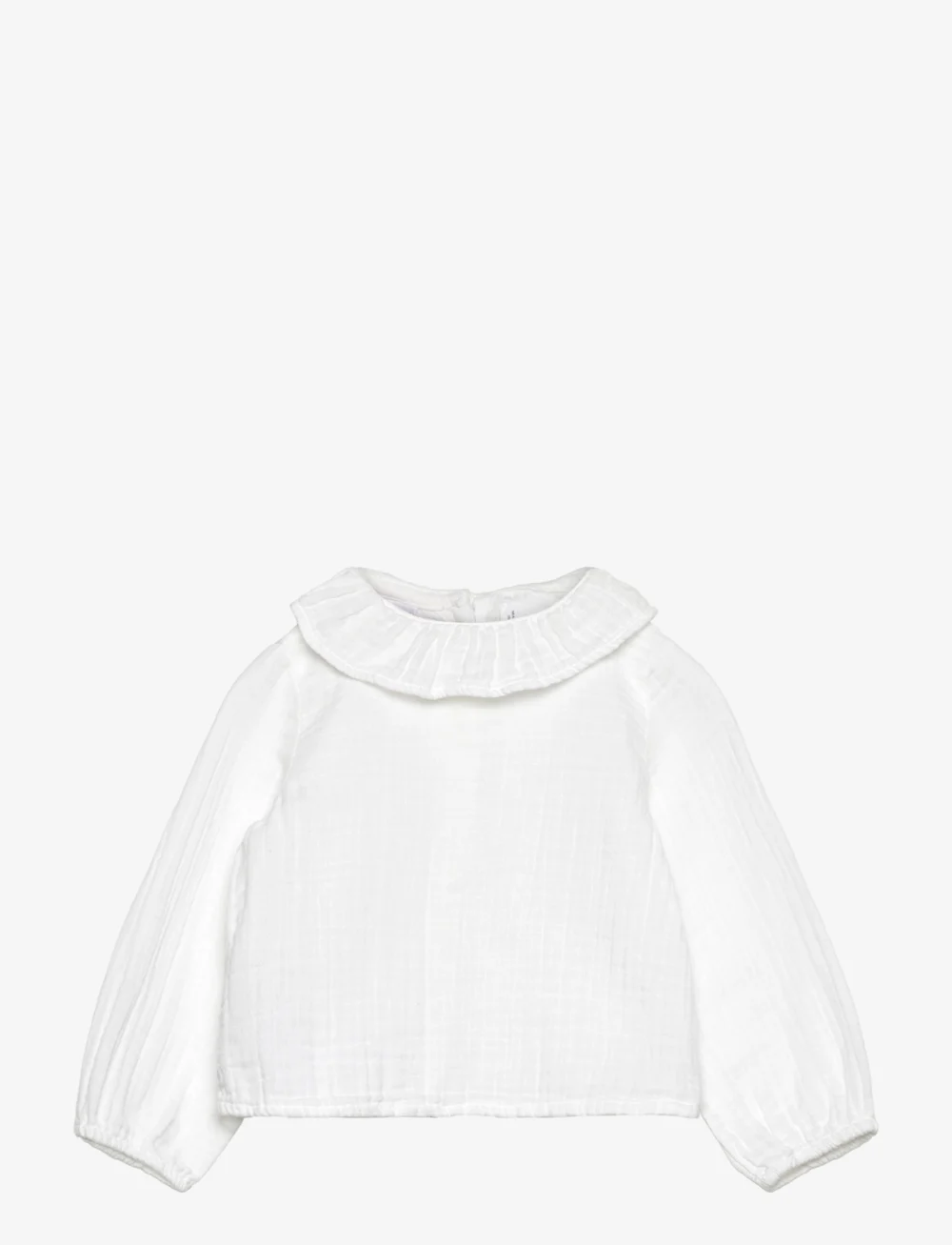 Mango - Cheesecloth cotton blouse - blusar & tunikor - natural white - 0