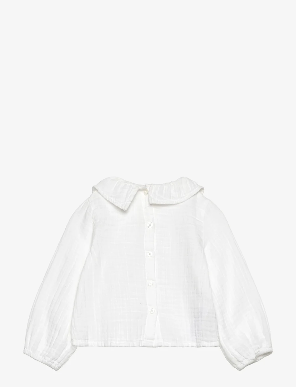 Mango - Cheesecloth cotton blouse - blusar & tunikor - natural white - 1
