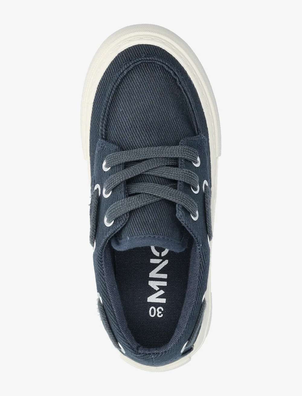 Mango - Nautical lace-up shoes - niedriger schnitt - medium blue - 3