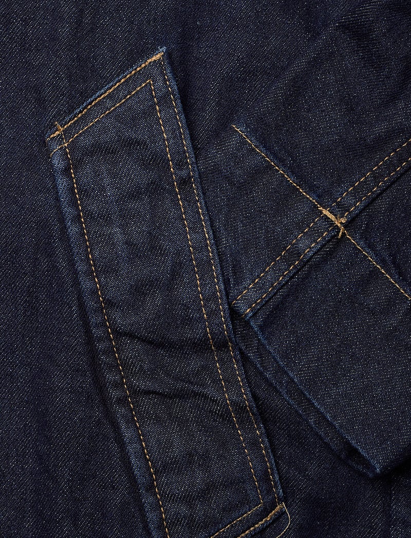 Mango - Long rinse-wash denim trench coat - denimkjoler - open blue - 4