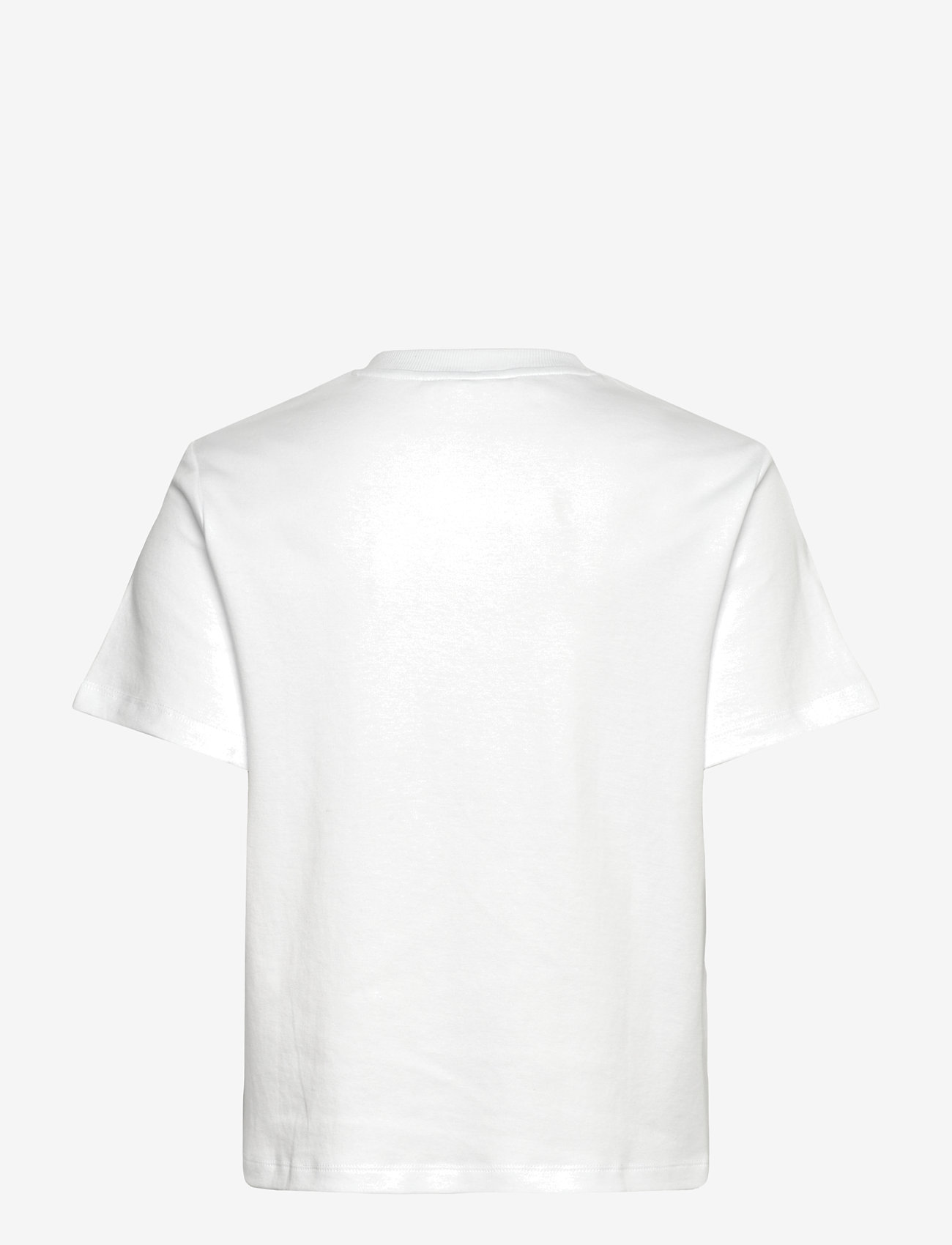 Mango - V-neck cotton T-shirt - herbstliche kleidung - white - 1