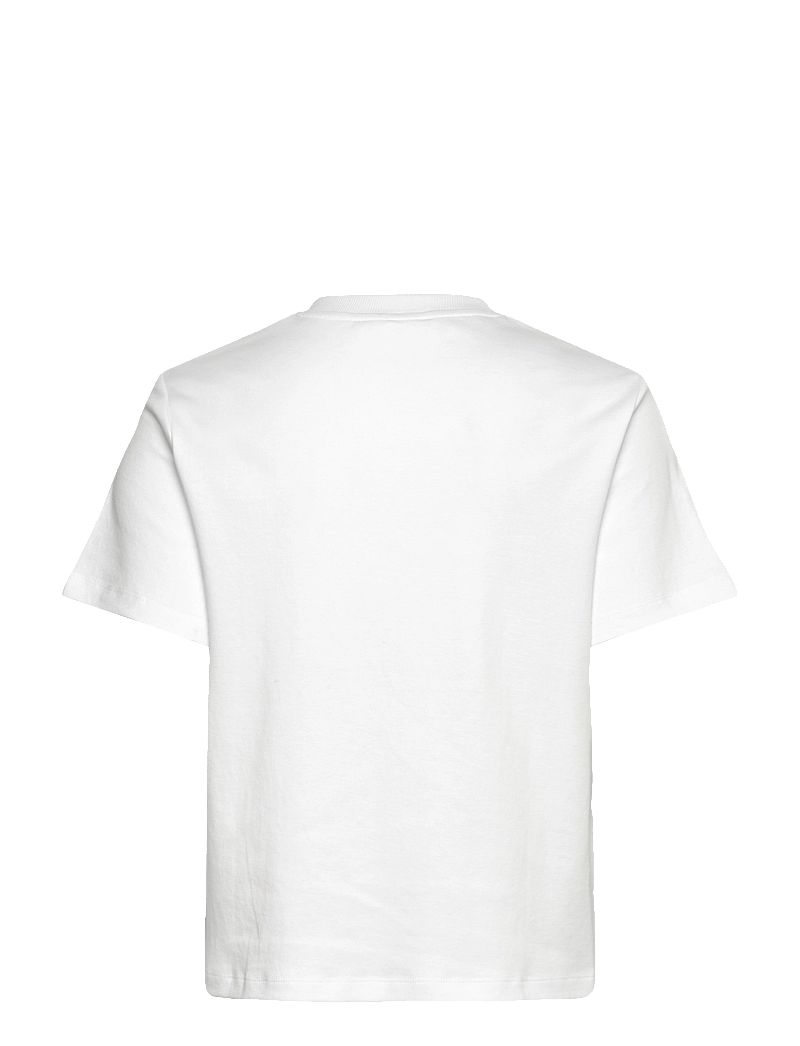 Mango - V-neck cotton T-shirt - t-shirts - white - 1